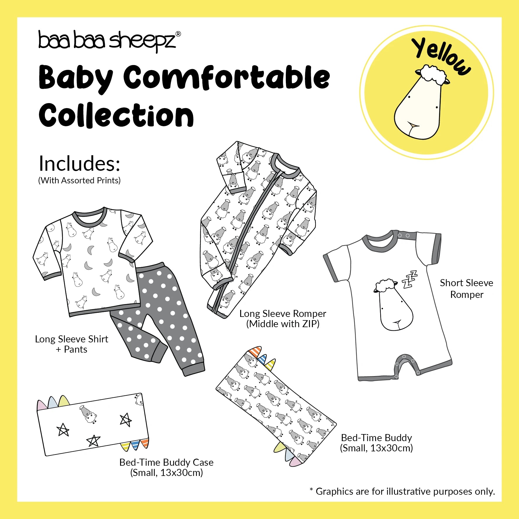 Baby Comfortable Collection Yellow 18-24 months