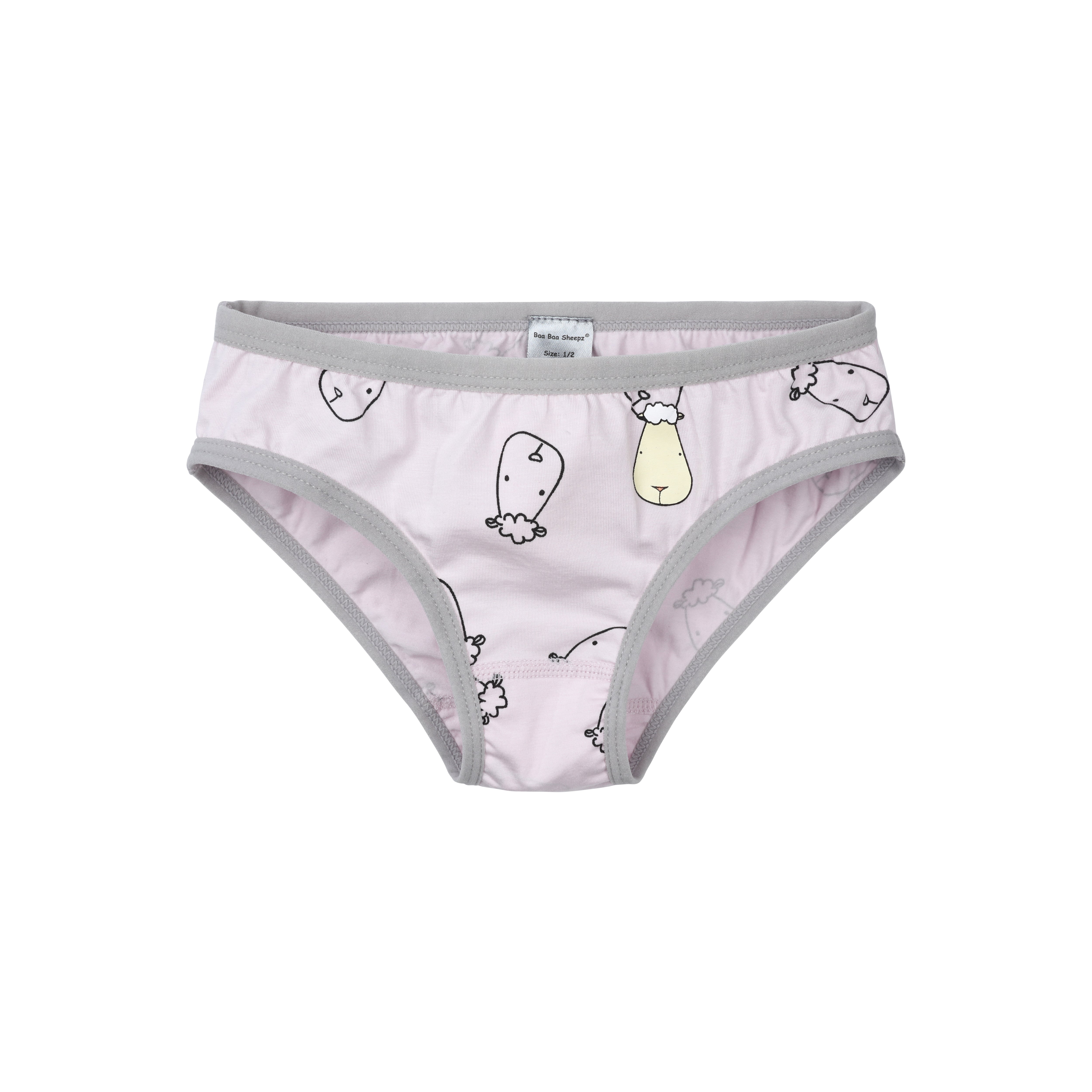 Girls Briefs A001 Light Purple-M