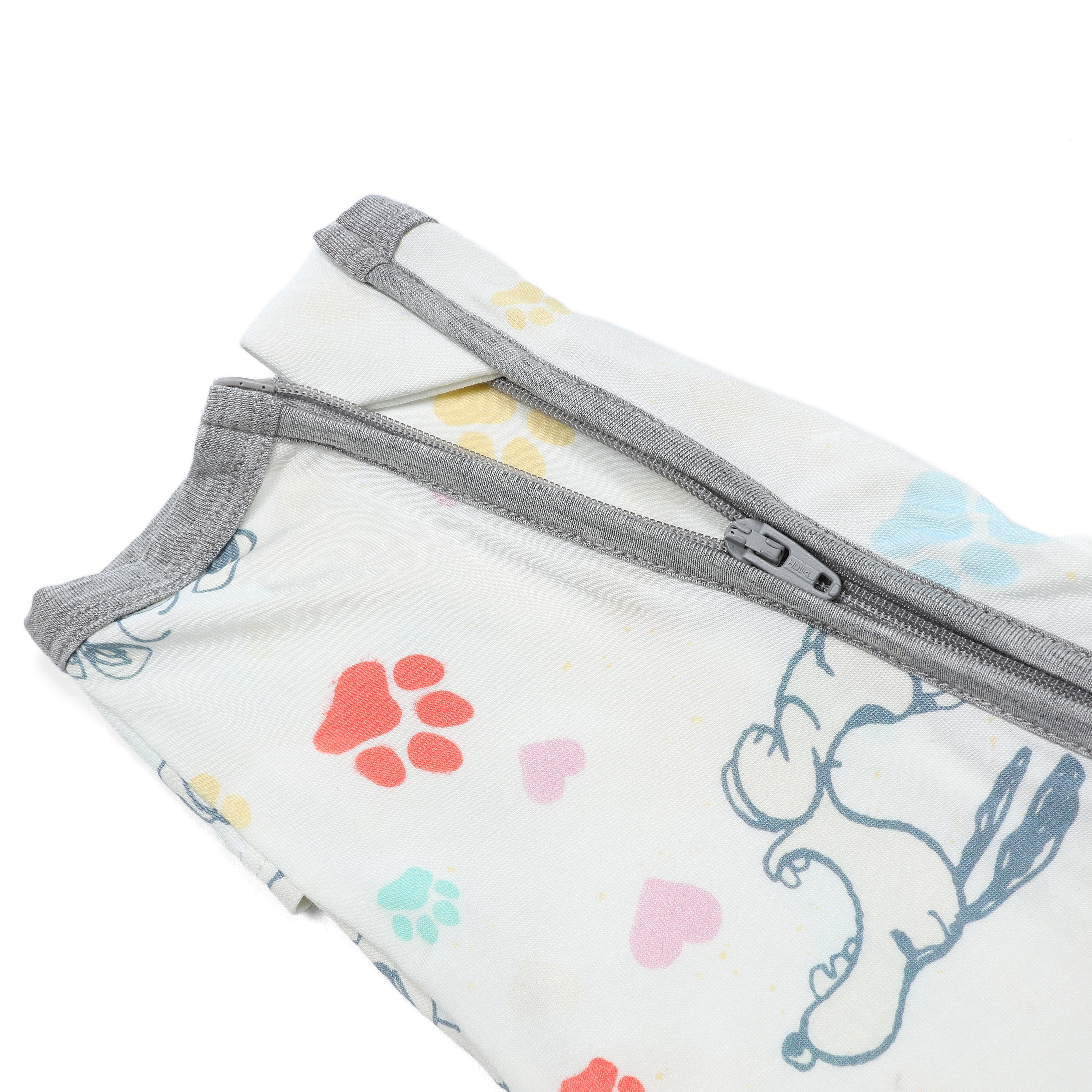 Romper Zip S01 White