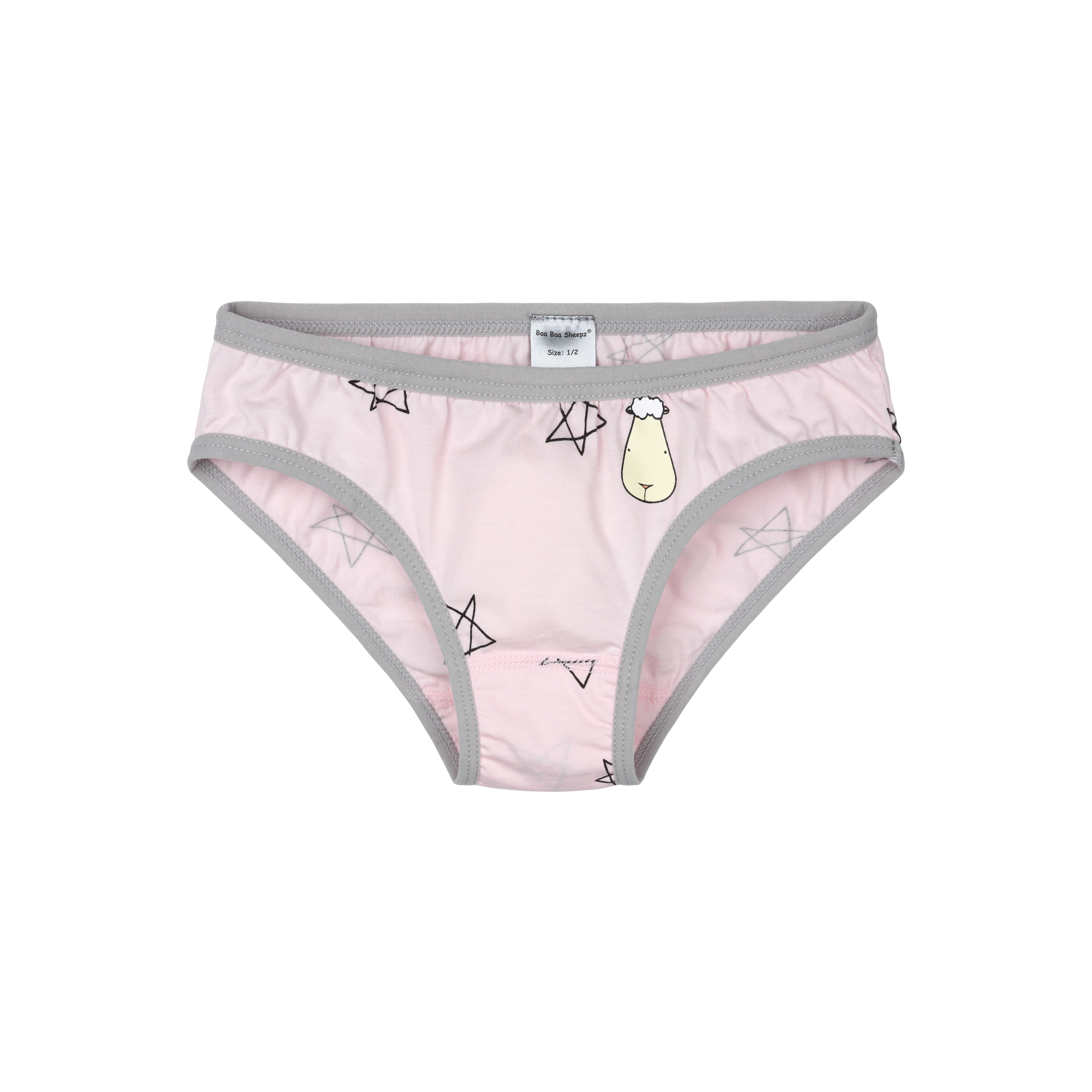 Girls Briefs A002 Soft Pink-M