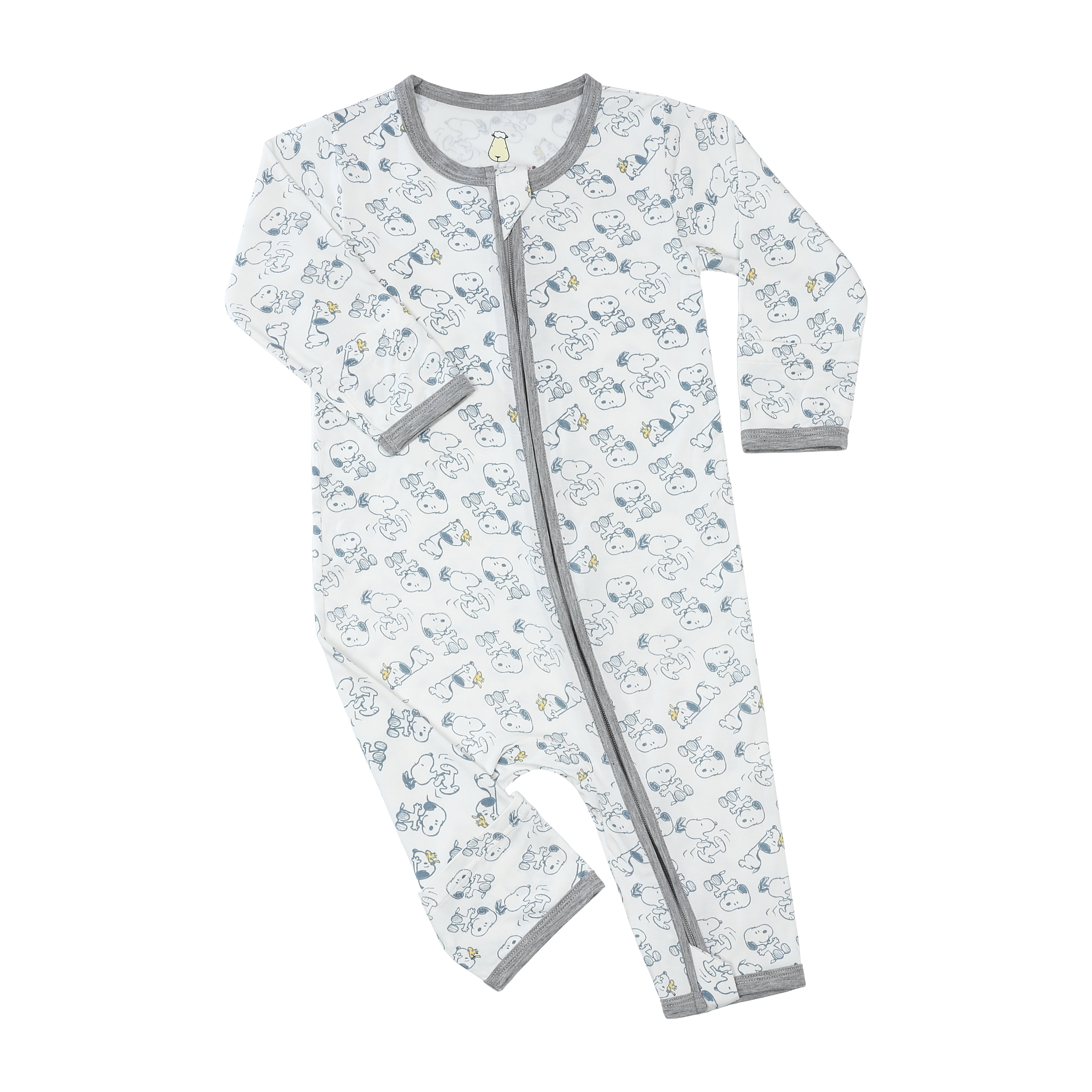 Romper Zip S02 White