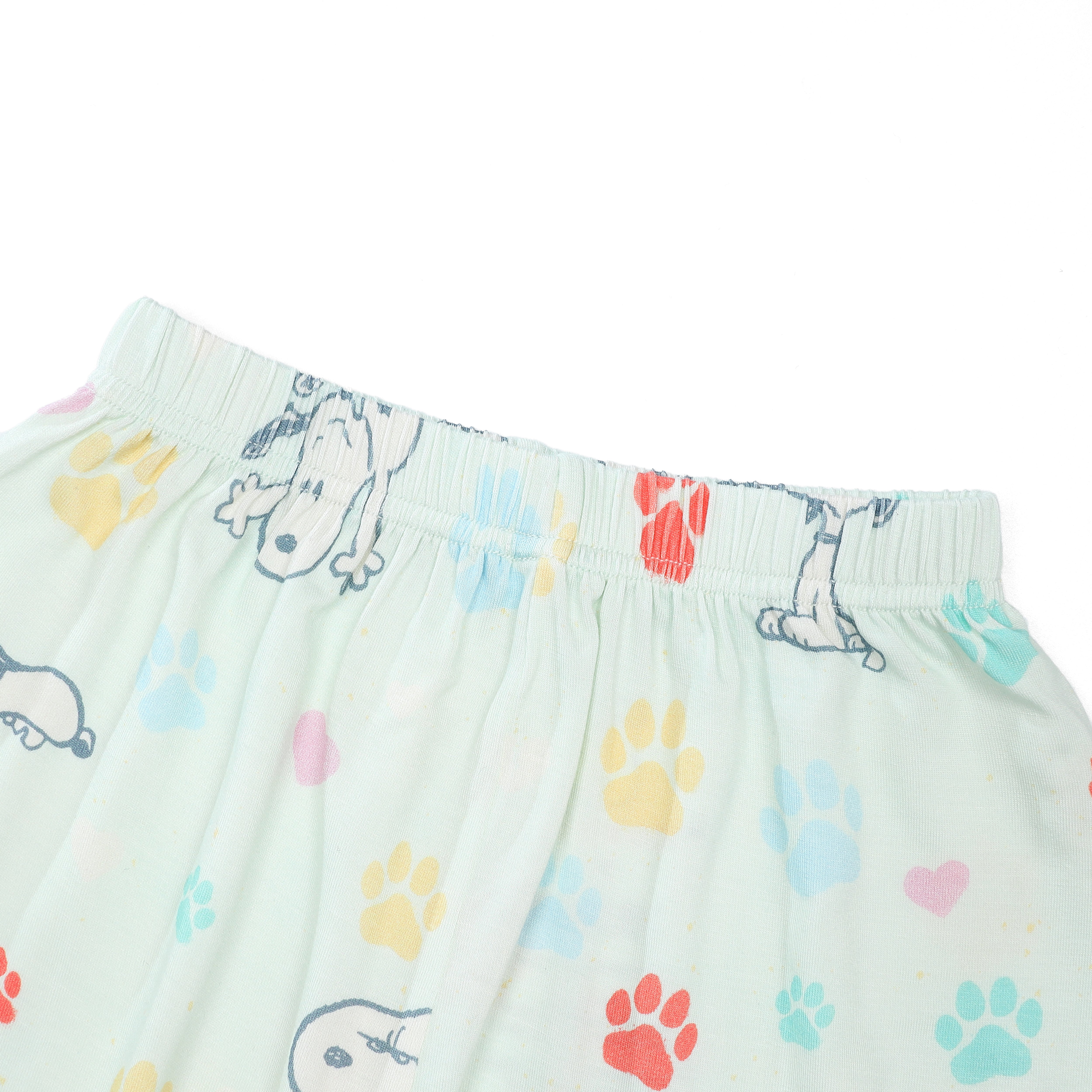 Short Sleeve Shirt S06 White + Shorts S01 Green