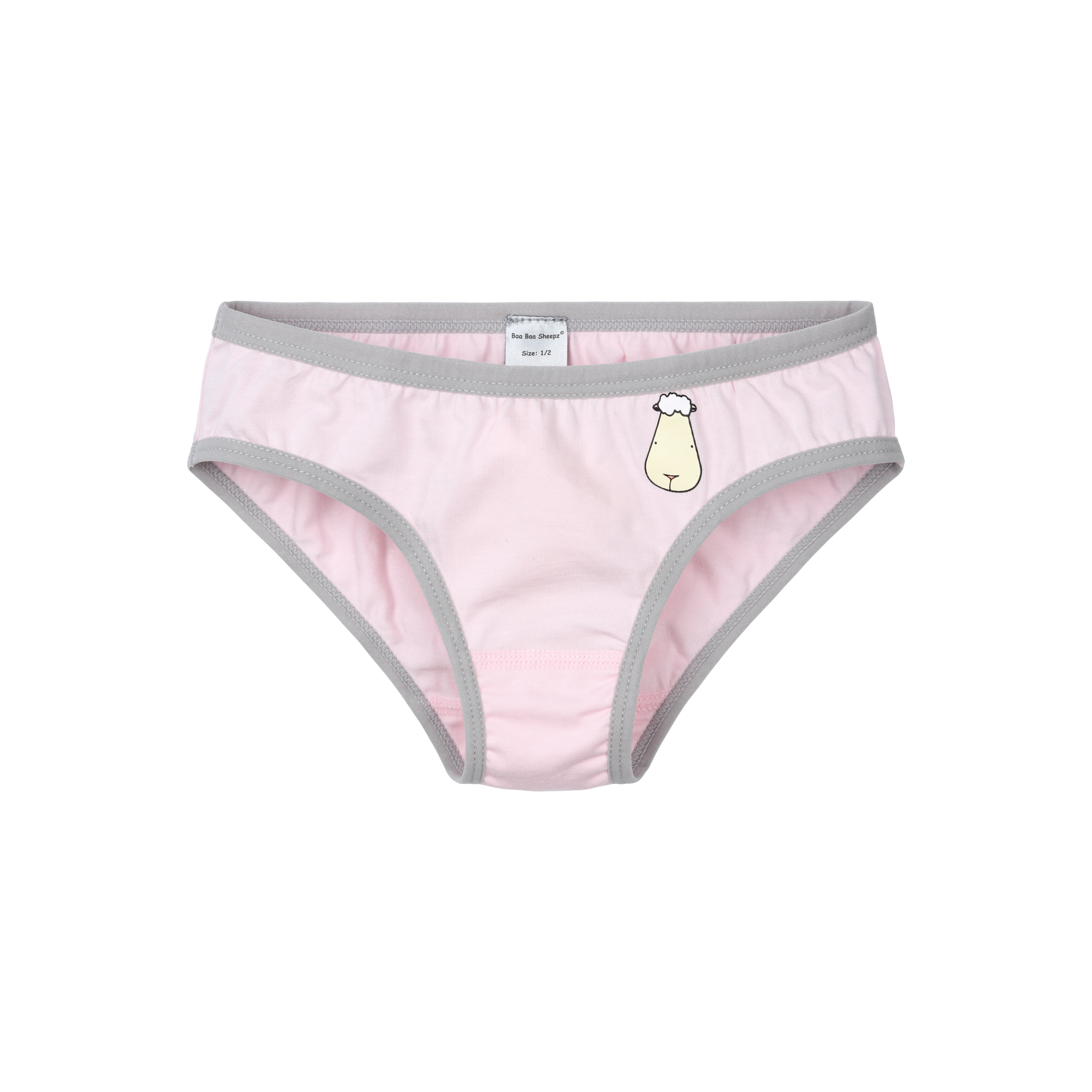 Girls Briefs A004 Pale Pink-M