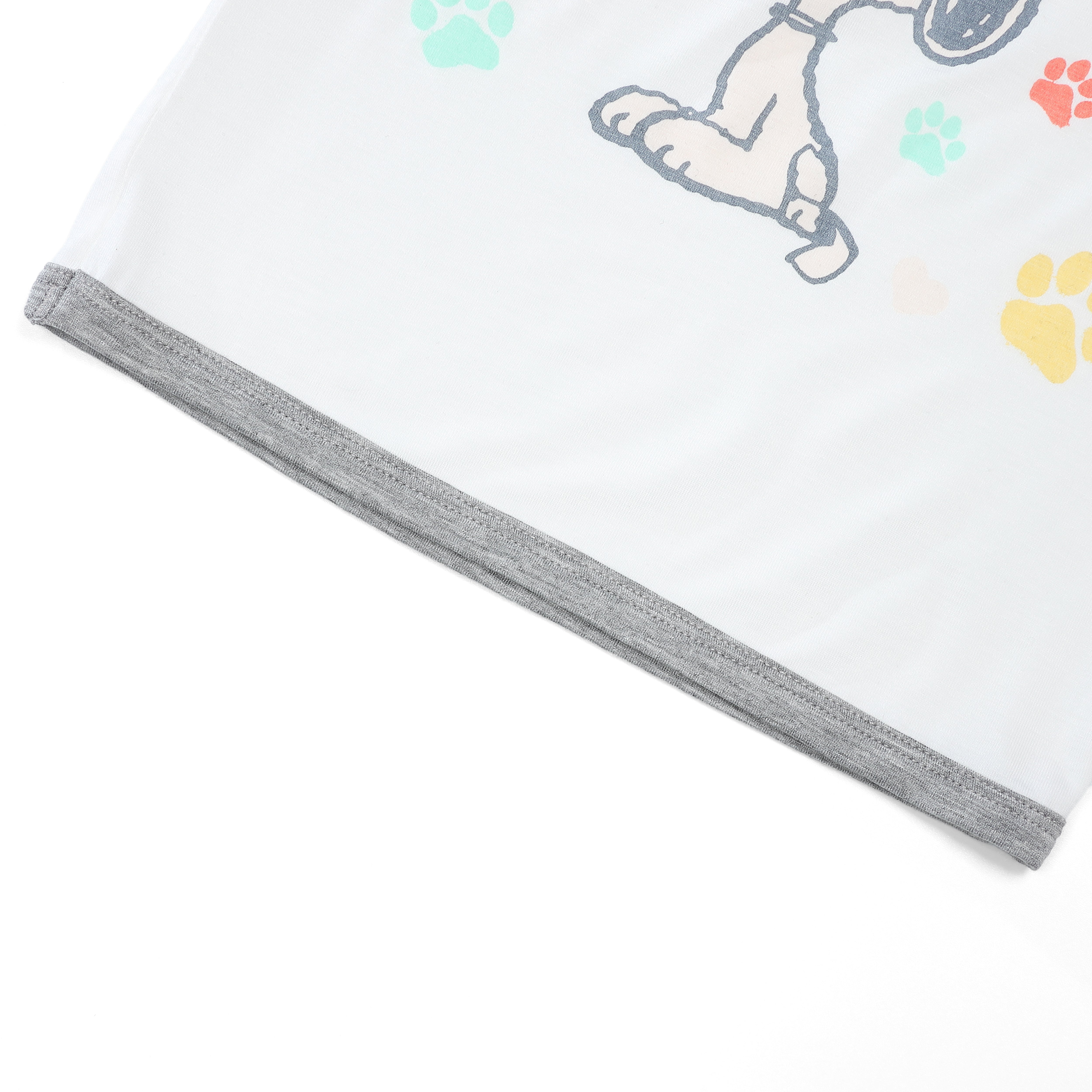 Pyjamas Set S03 White + Pants S01 Grey