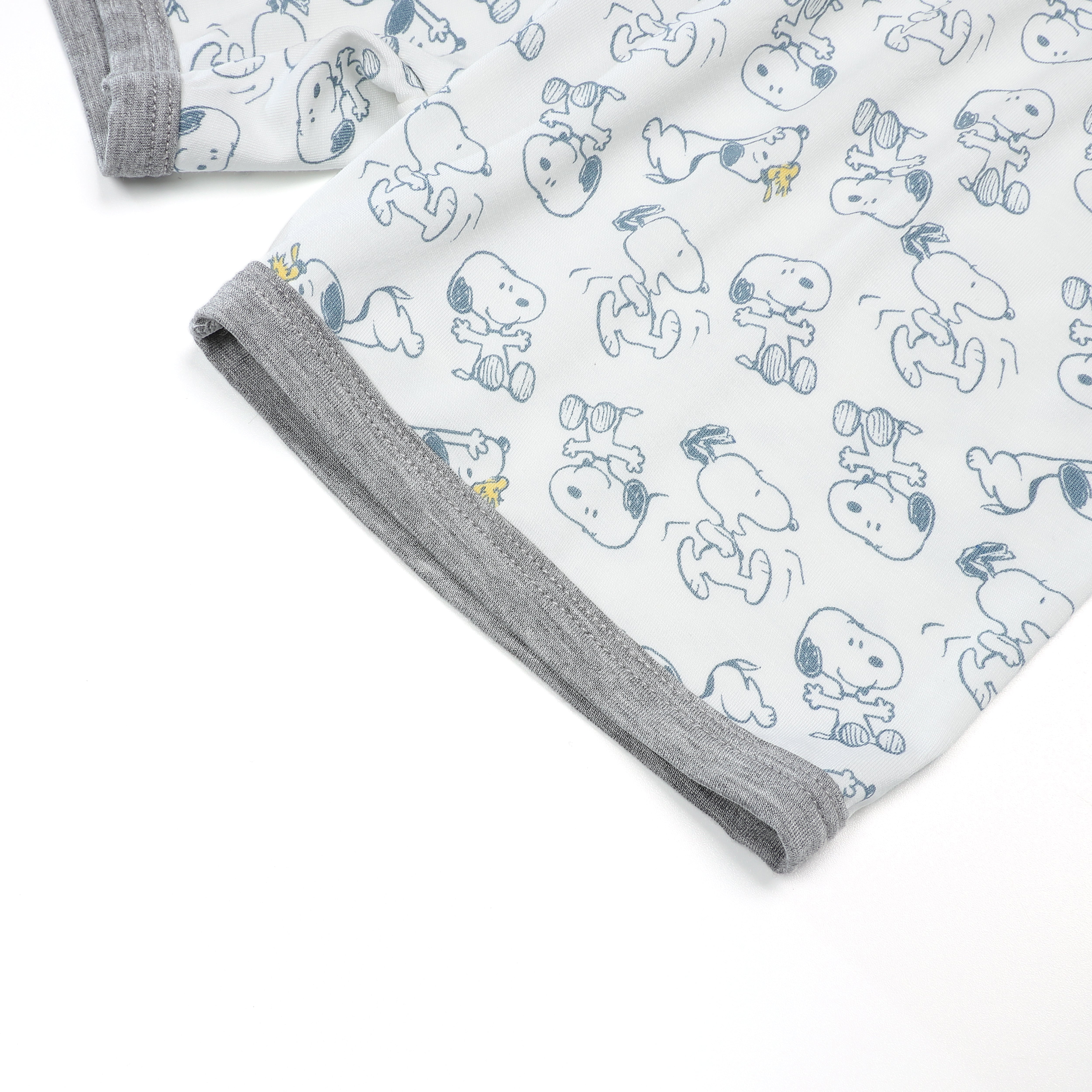 Short Sleeve Shirt S05 Grey + Shorts S02 White