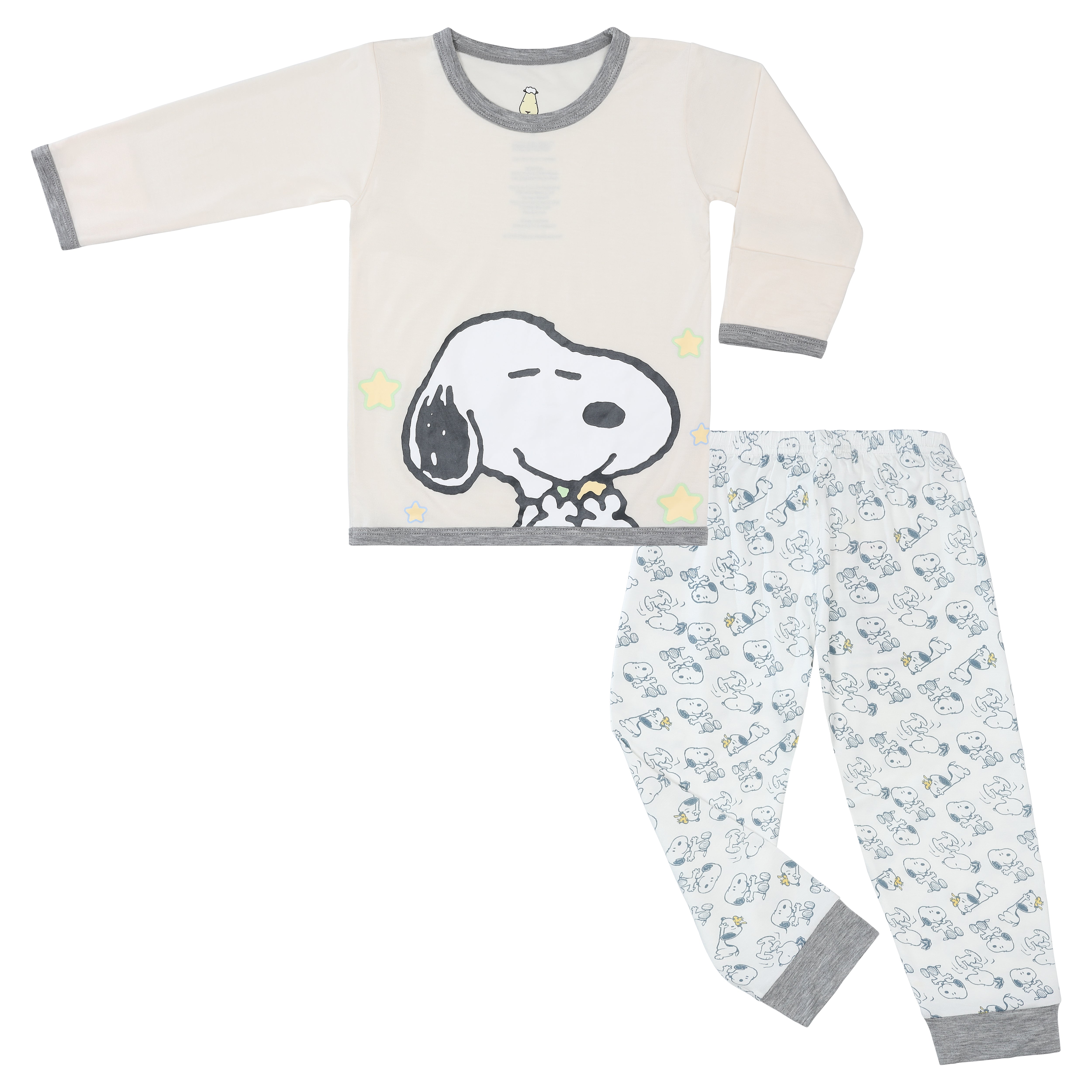 Pyjamas Set S05 Yellow + Pants S02 White