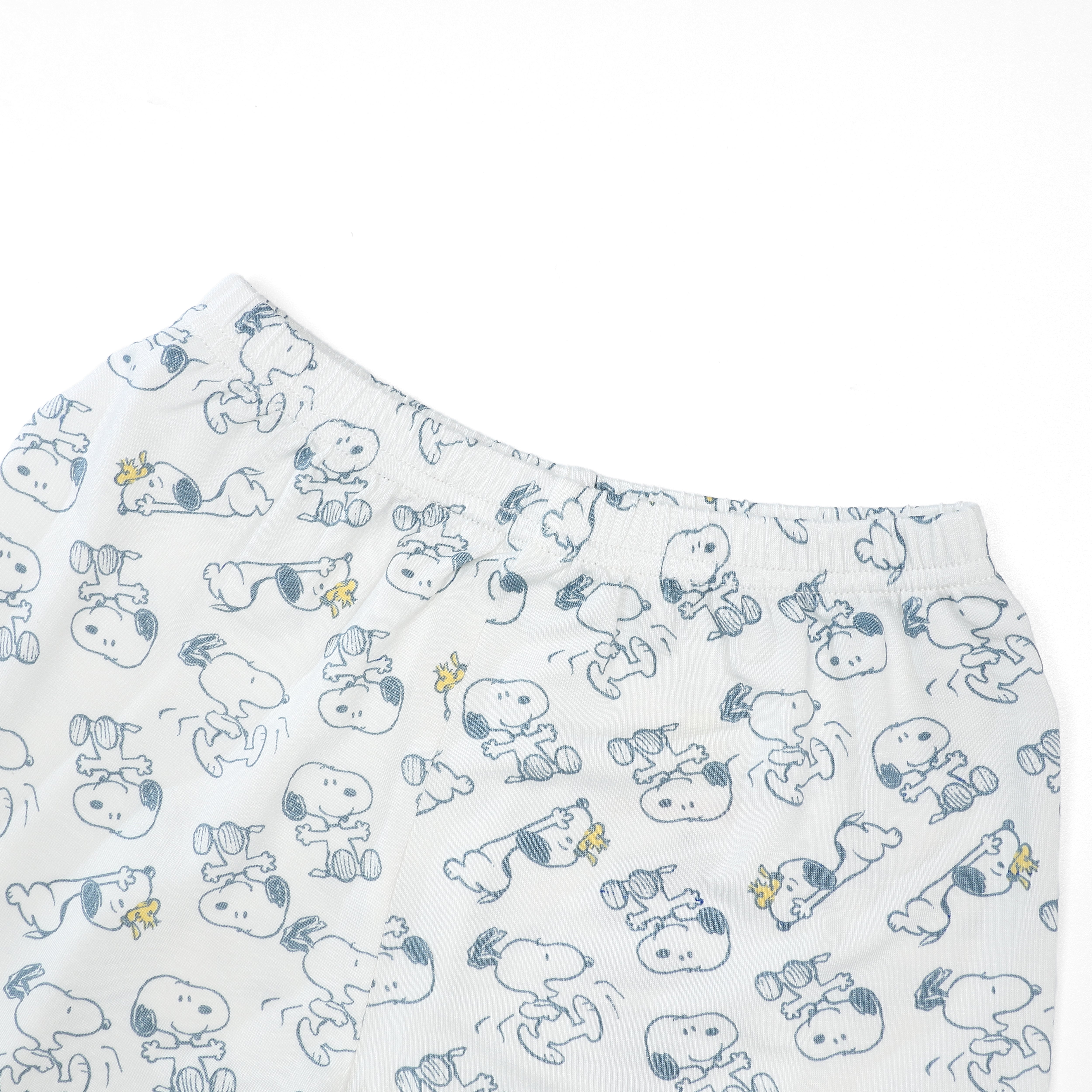 Short Sleeve Shirt S04 Yellow + Pants S02 White