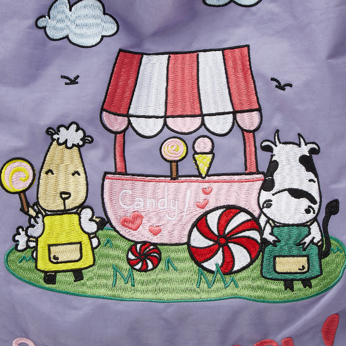 Moo Moo Kow Shopping Bag 001 Purple - Small