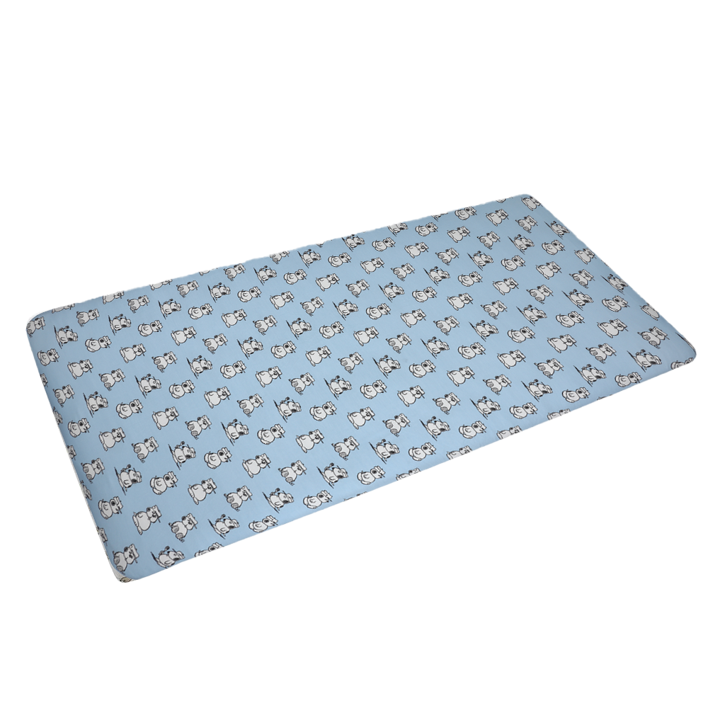 Mattress Sheet S42 Blue (60 x 120cm / 70 x 140cm)