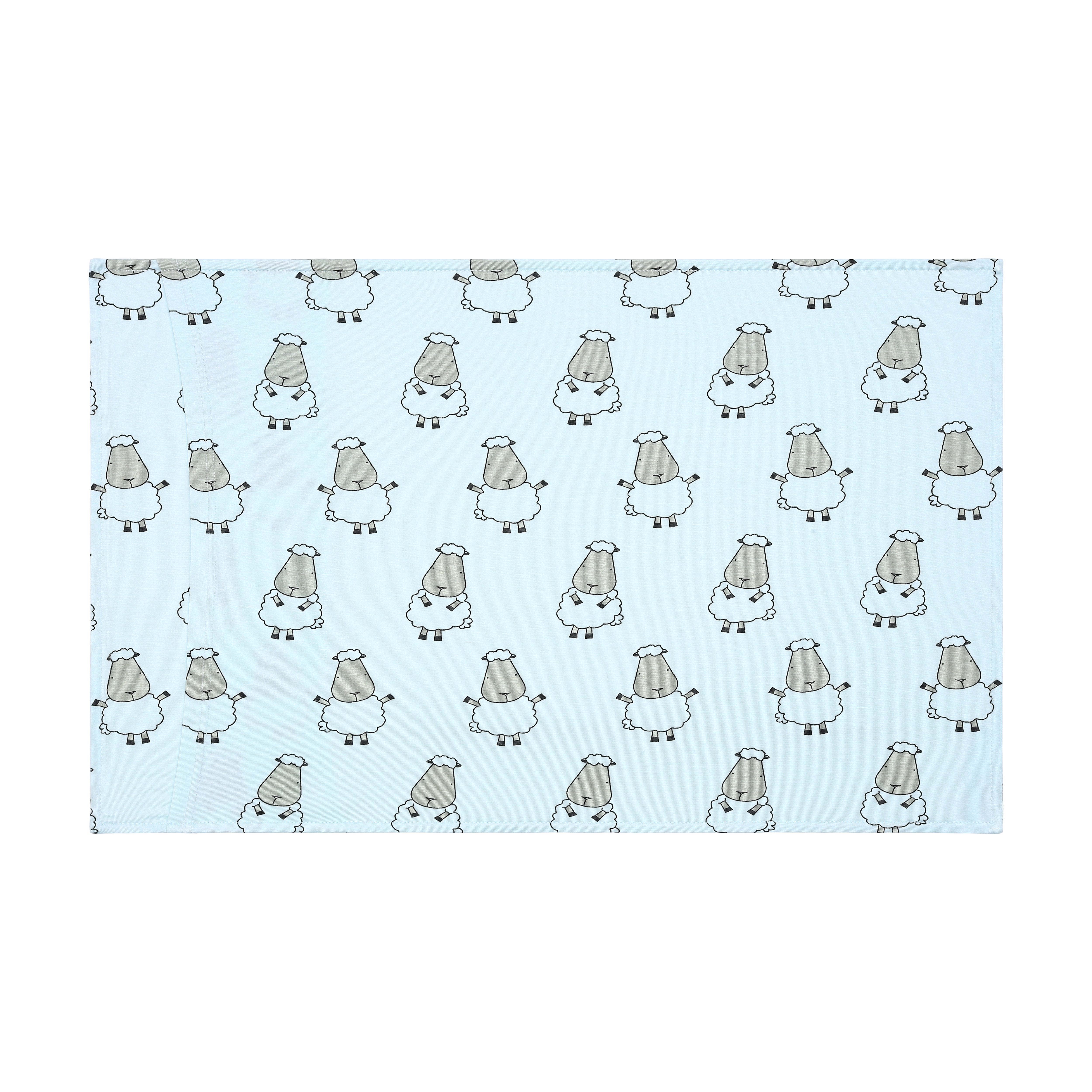 Head Pillow Case Big Sheepz Blue- Kids