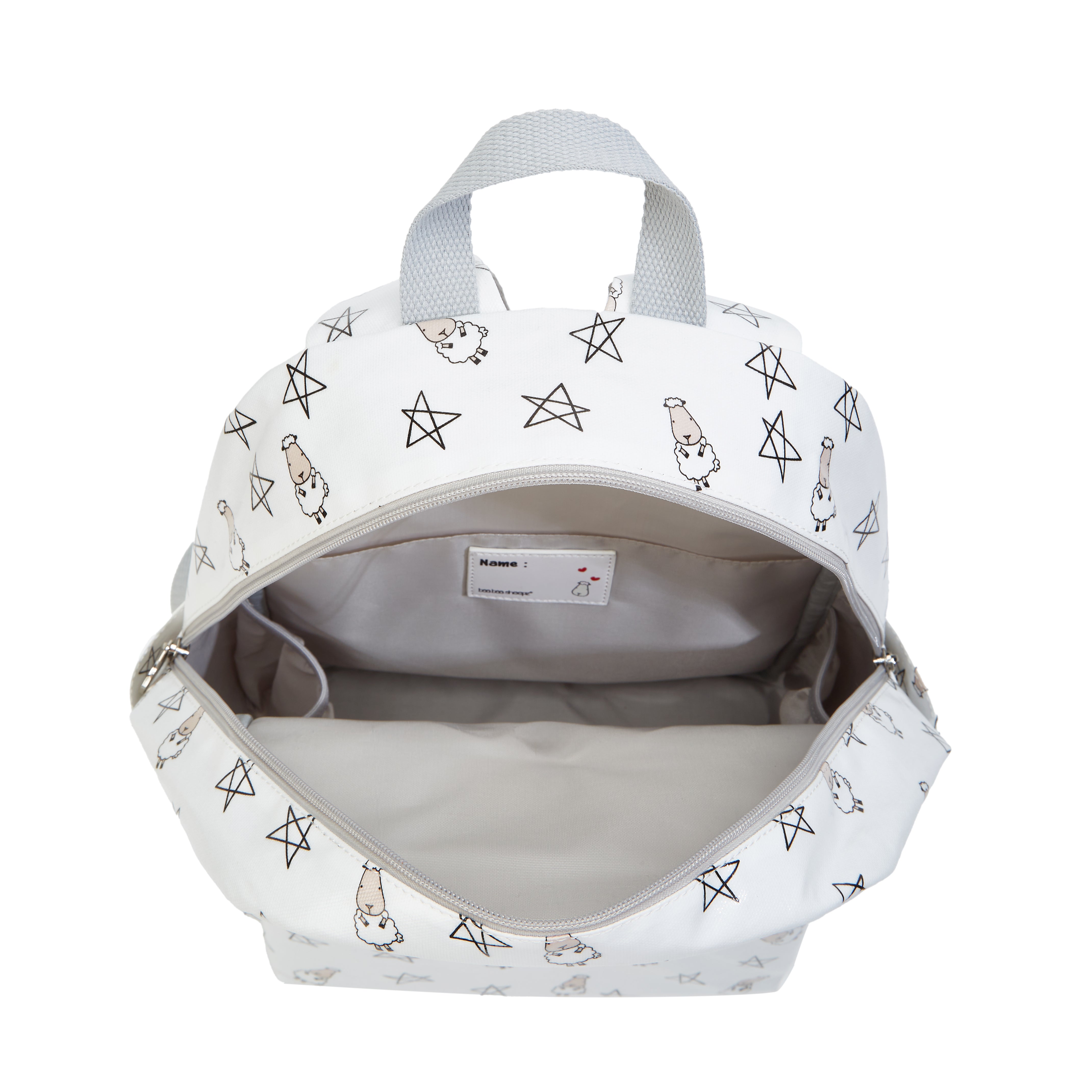 Baa Baa Sheepz Backpack Small Star & Sheepz White - Jumbo