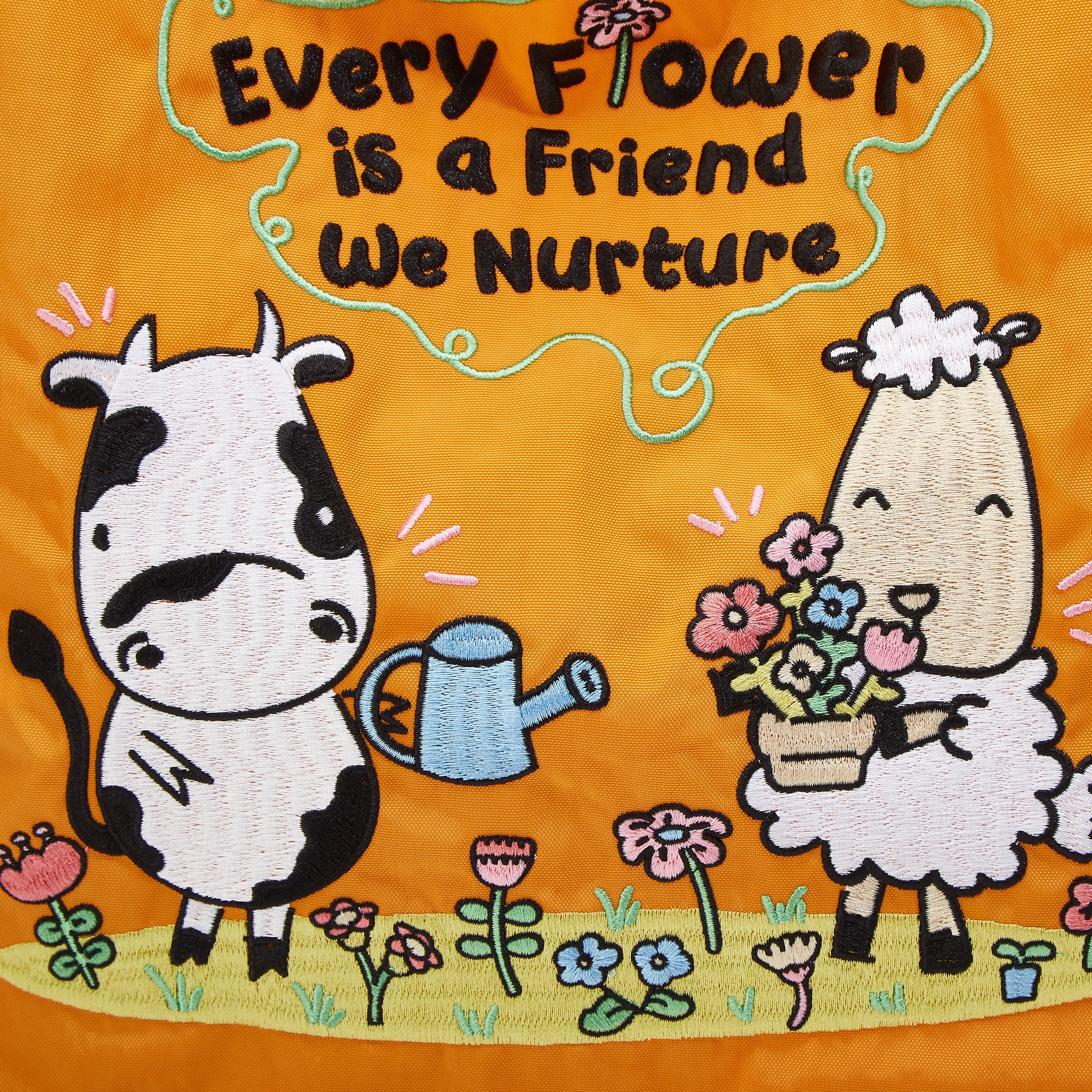 Moo Moo Kow Shopping Bag 008 Orange - Small