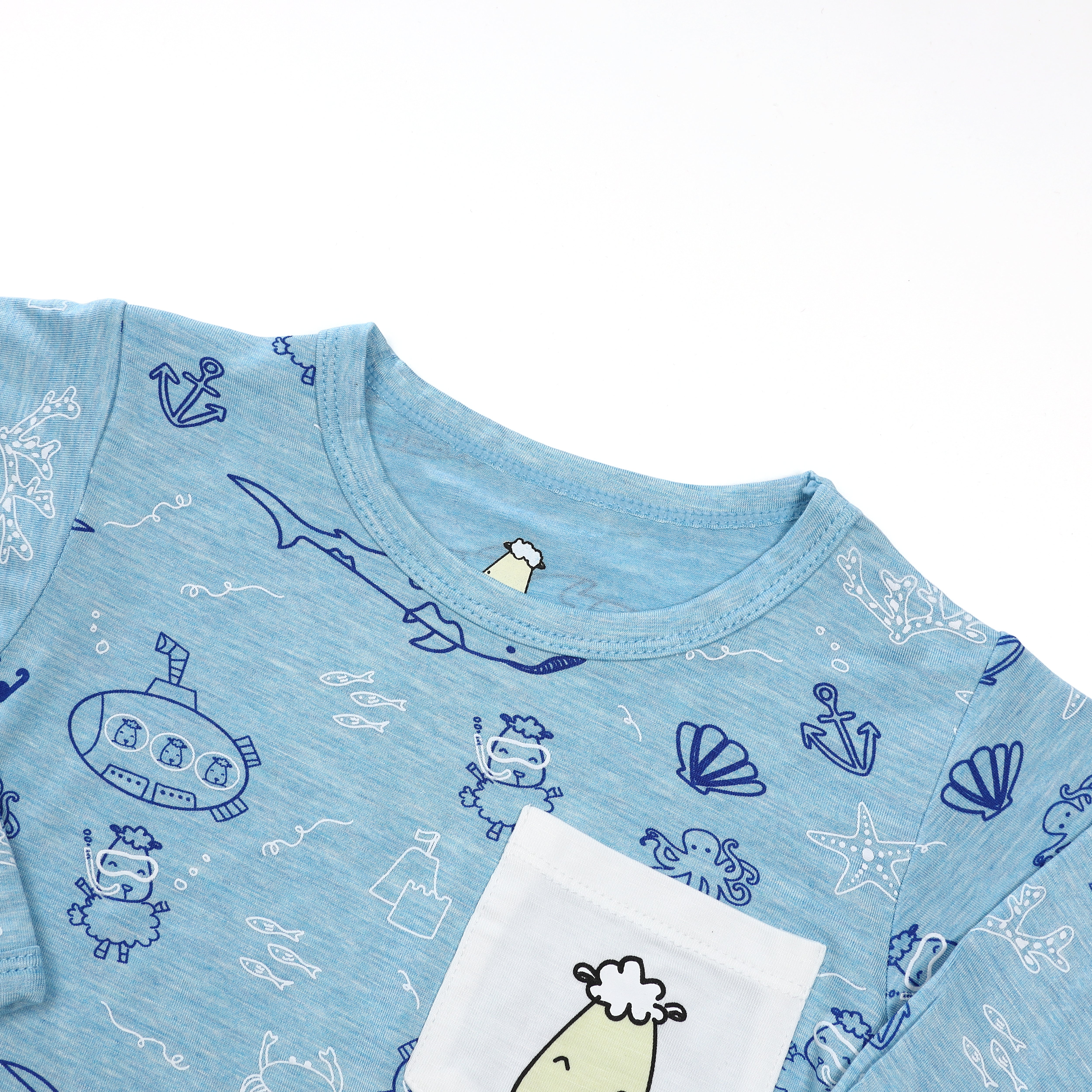 Pyjamas Set Ocean Baa-ddies Blue + Ocean Baa-ddies Blue