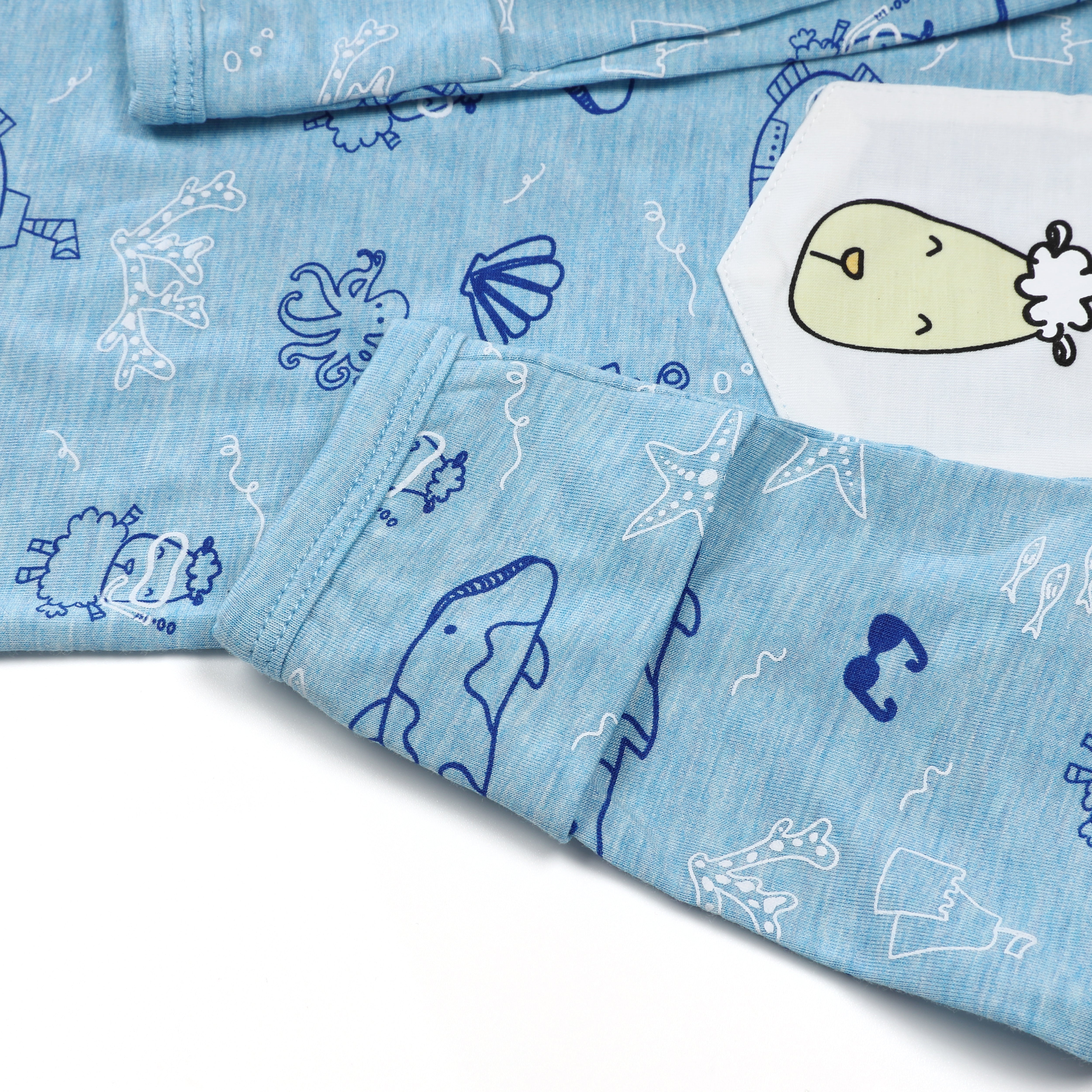 Pyjamas Set Ocean Baa-ddies Blue + Ocean Baa-ddies Blue