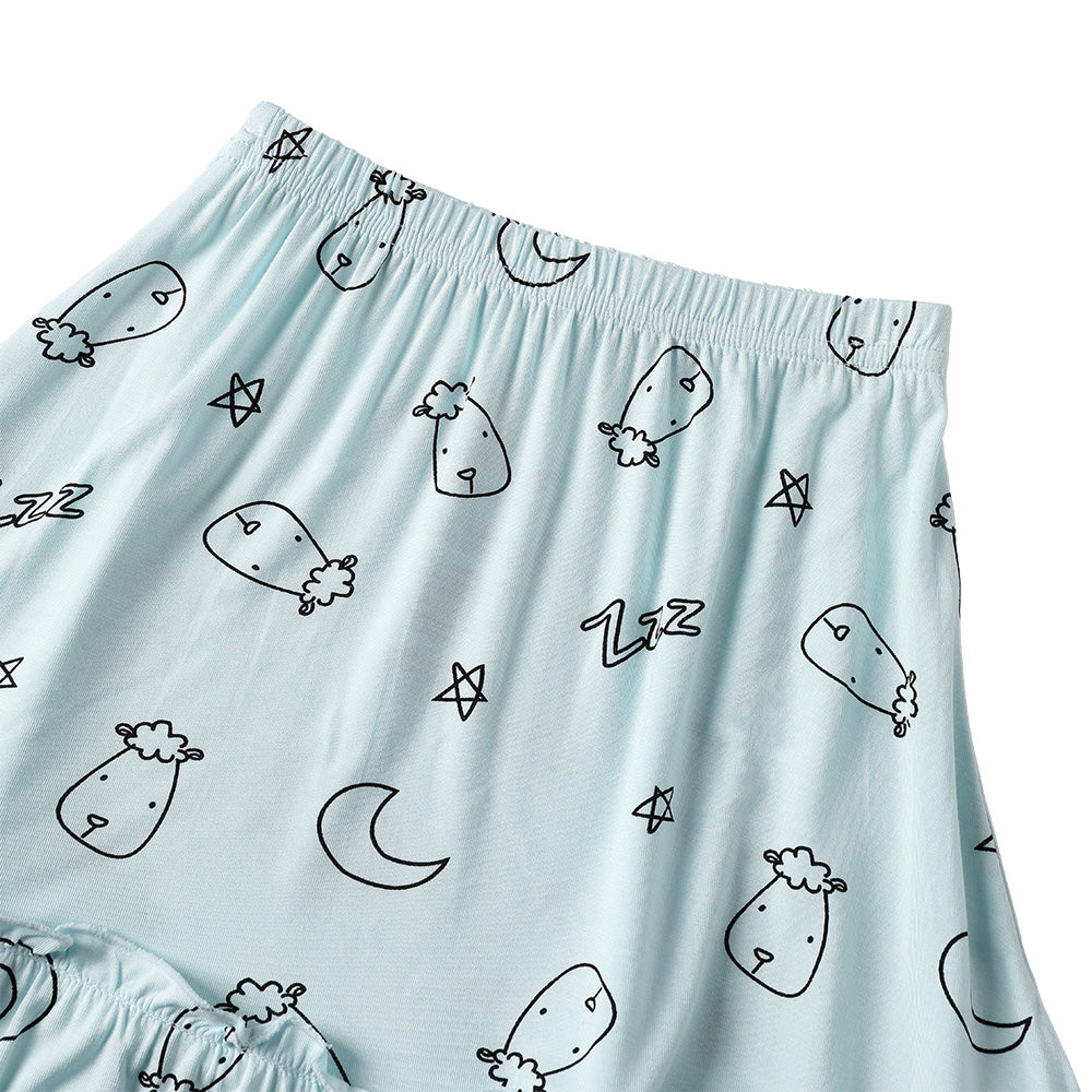 Short Sleeve Shirt Sweet Dreams Baa Baa Blue + Skirt Sweet Dreams Baa Baa Blue