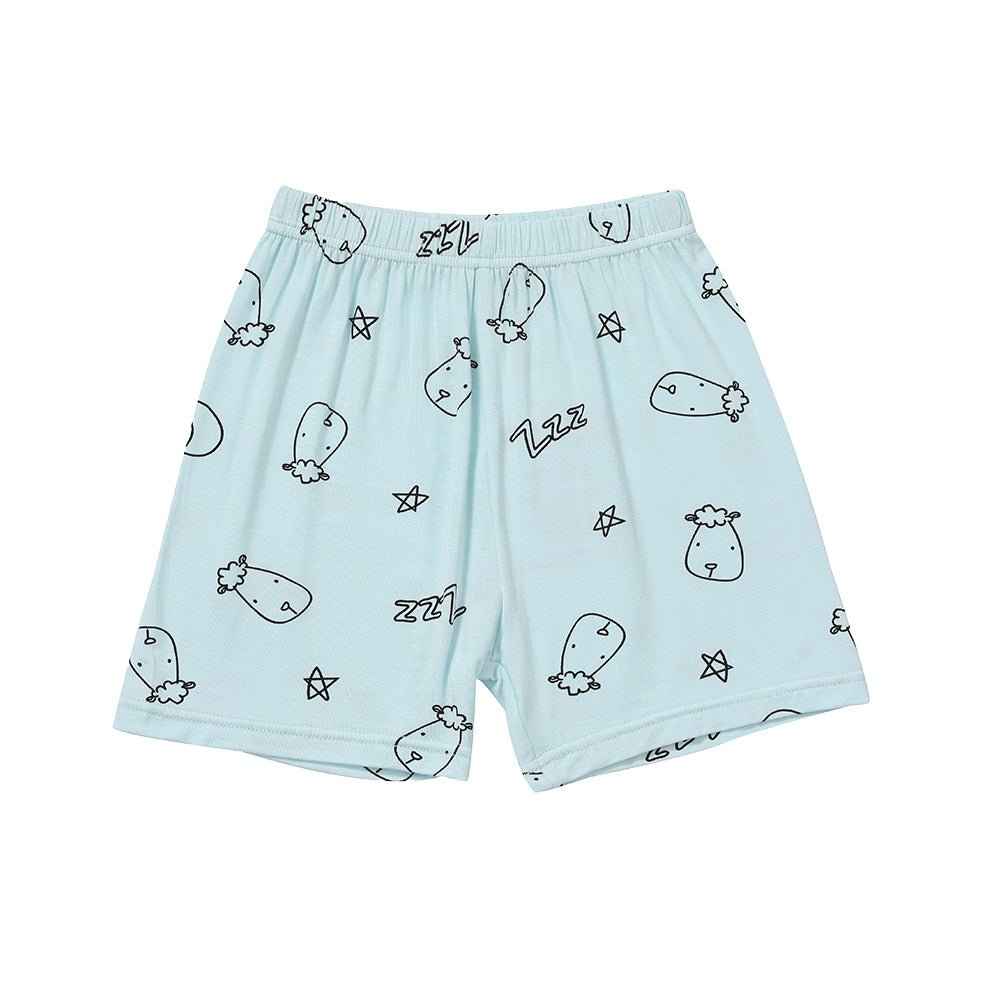 Short Sleeve Shirt Sweet Dreams Baa Baa Blue + Shorts Sweet Dreams Baa Baa Blue