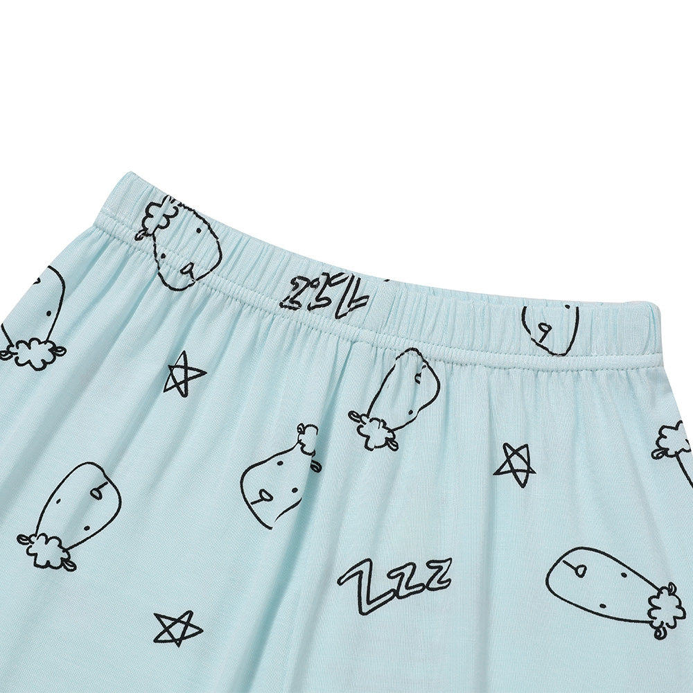 Short Sleeve Shirt Sweet Dreams Baa Baa Blue + Shorts Sweet Dreams Baa Baa Blue