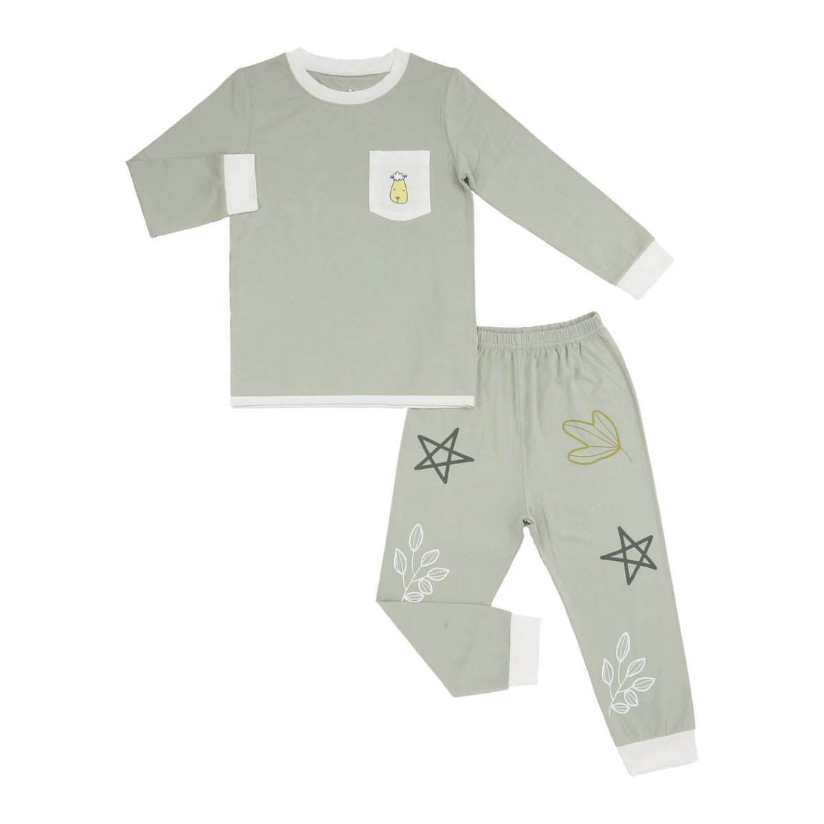 Pyjamas Set Dream Garden C Leaf + Dream Garden C Leaf