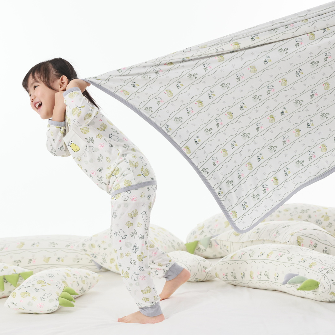 Single Layer Blanket Dream Garden B Cream - 36M