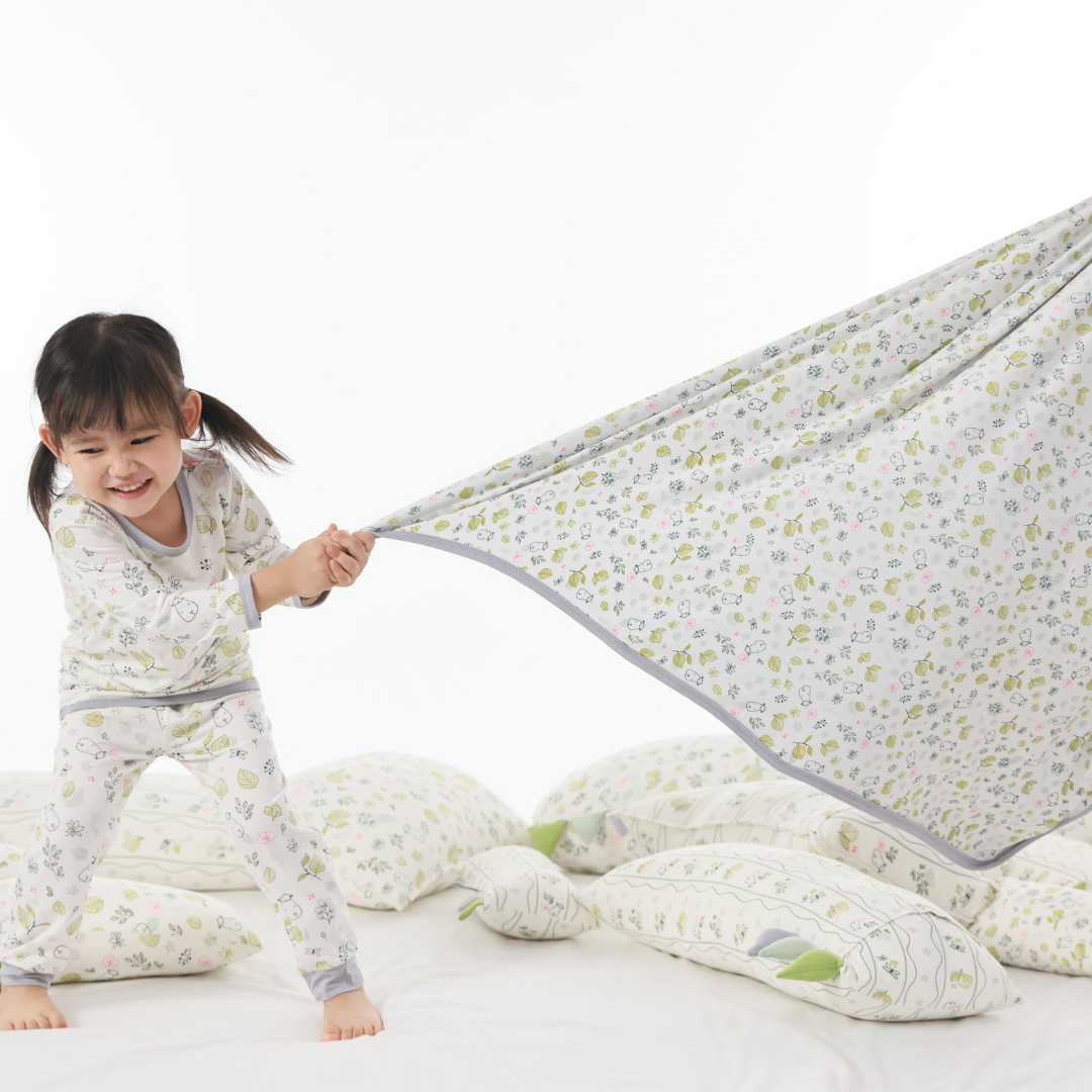 Single Layer Blanket Dream Garden A Cream - 4T