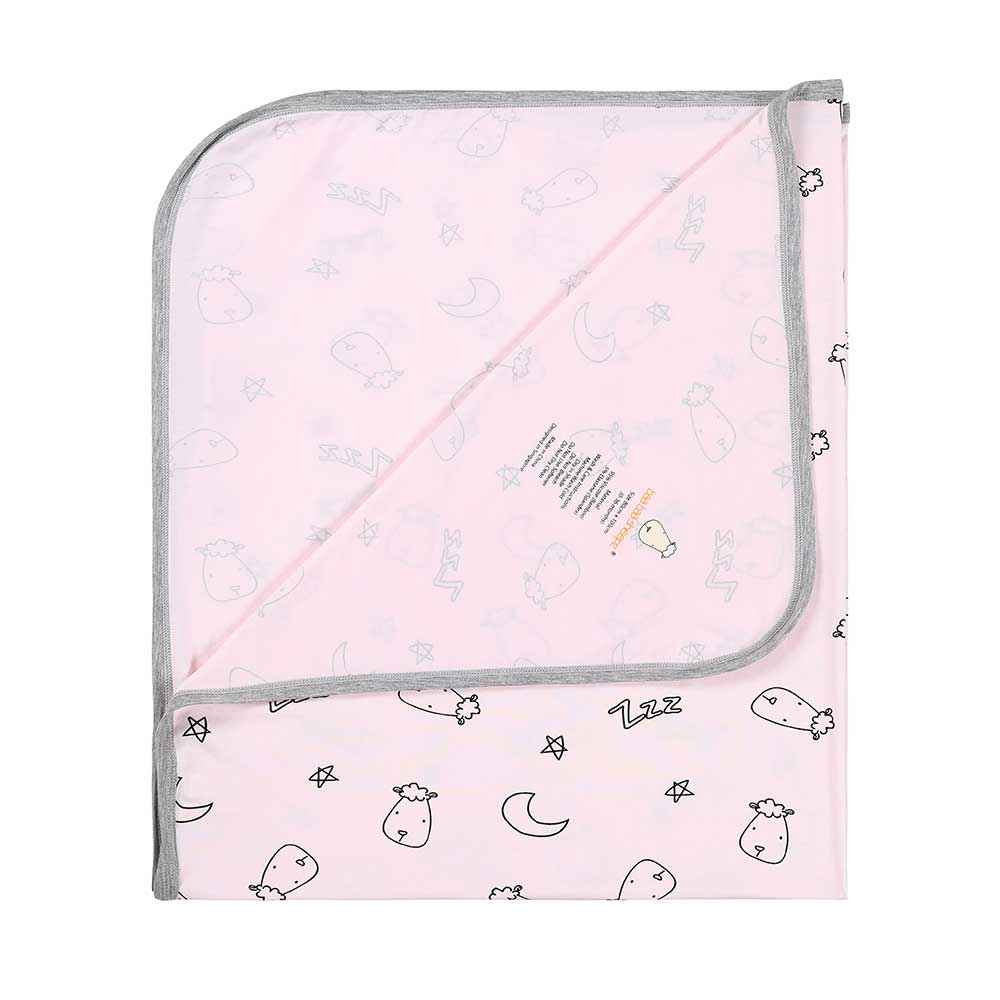 Single Layer Blanket Sweet Dreams Baa Baa Pink - 4T