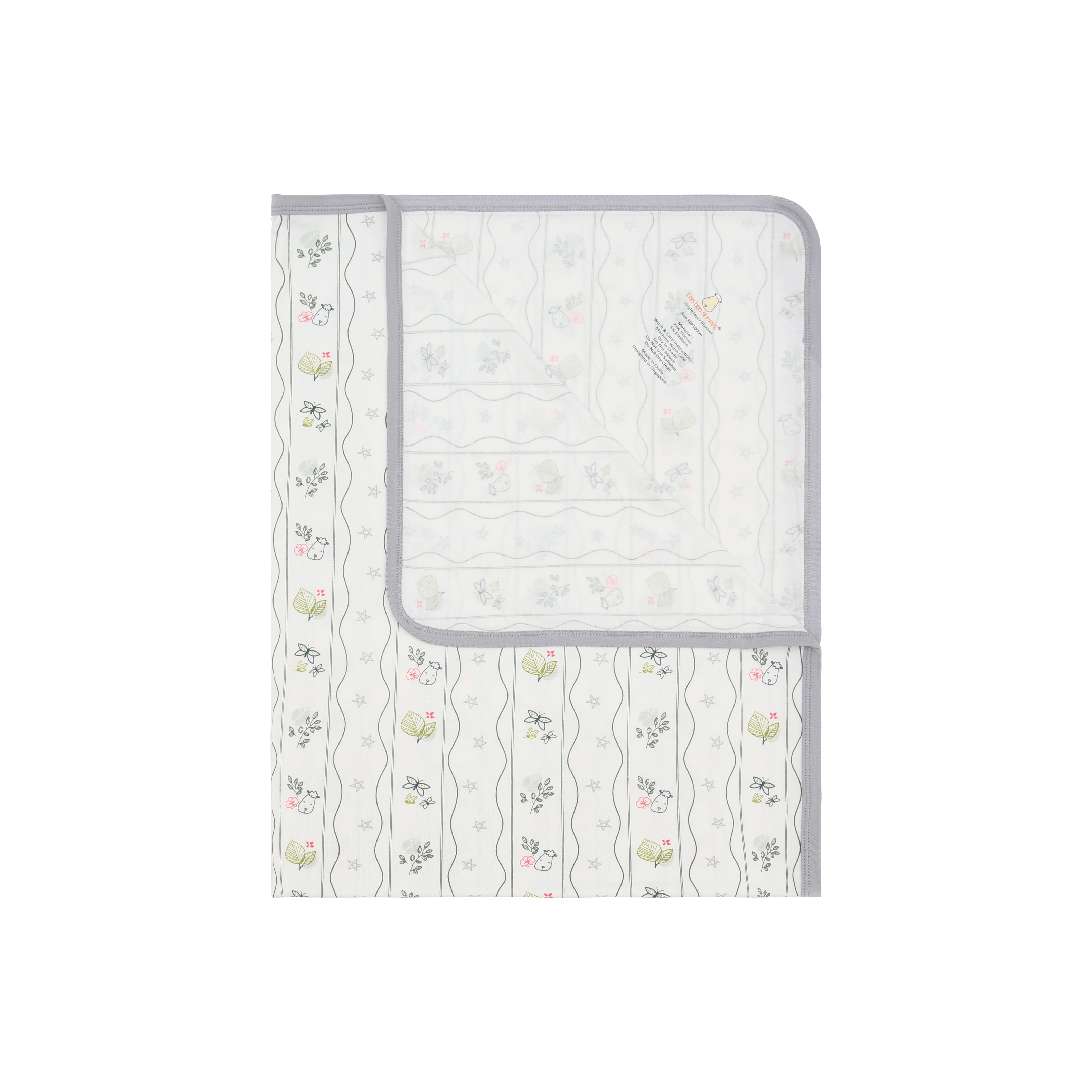 Single Layer Blanket Dream Garden B Cream - 36M