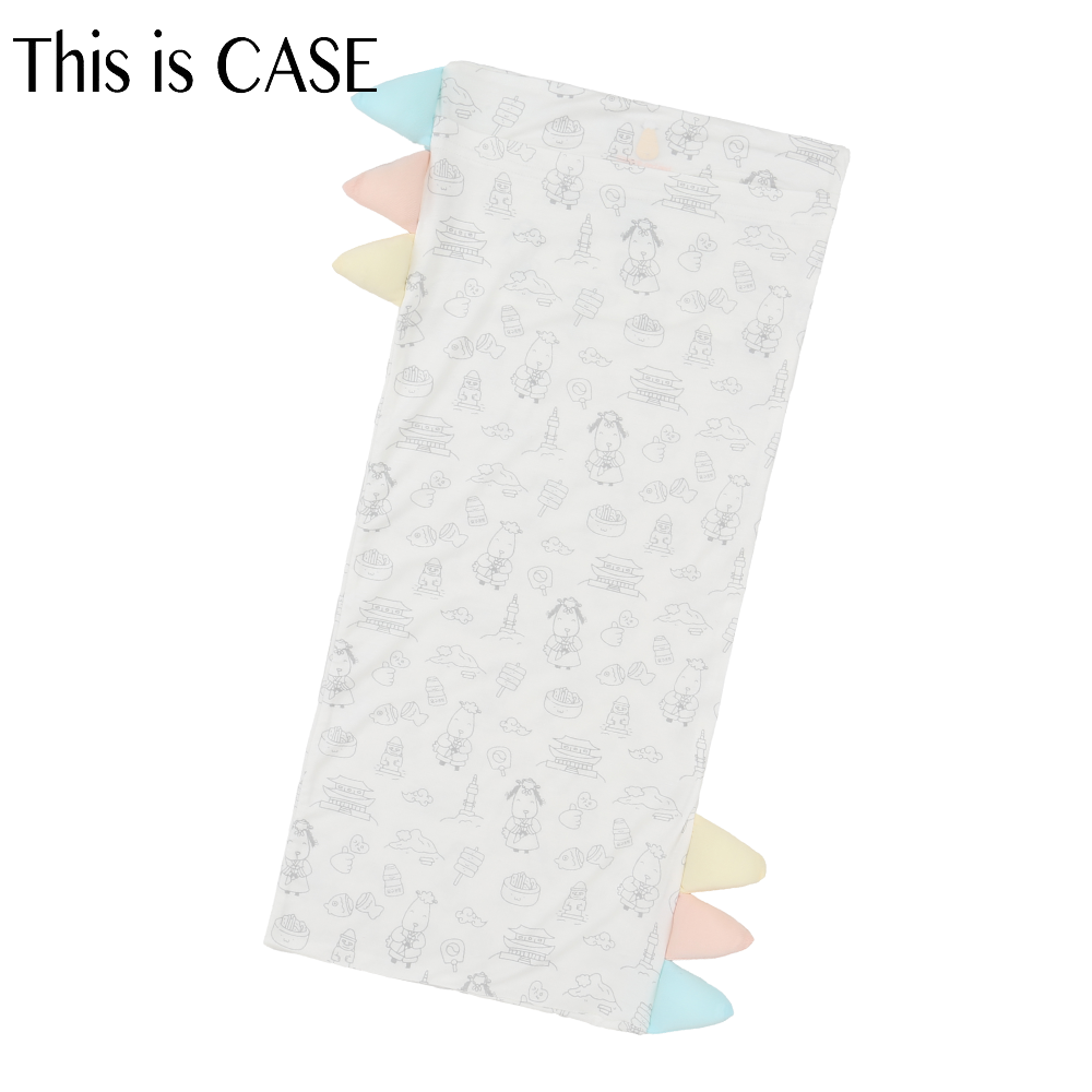 Bed-Time Buddy™ Case K03 White with Color tag - Jumbo