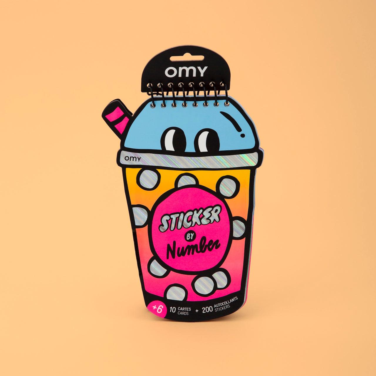OMY Sticker Activity Book - Bubble Tea