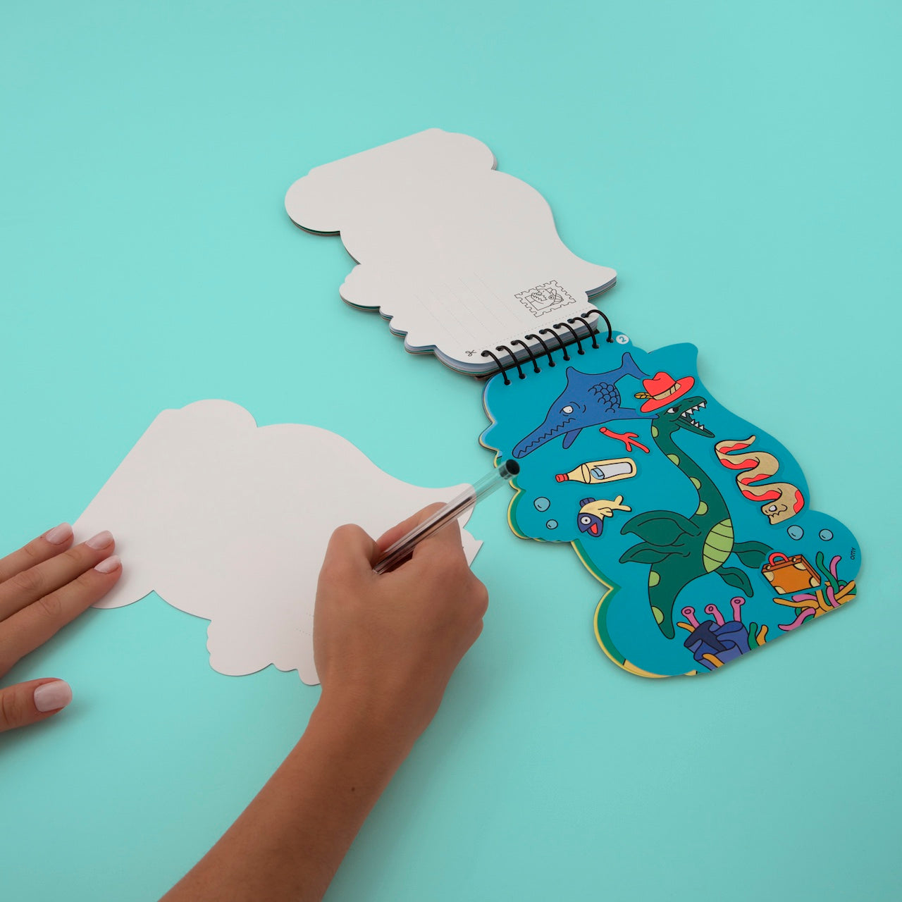 OMY Sticker Activity Notebook - Dinos