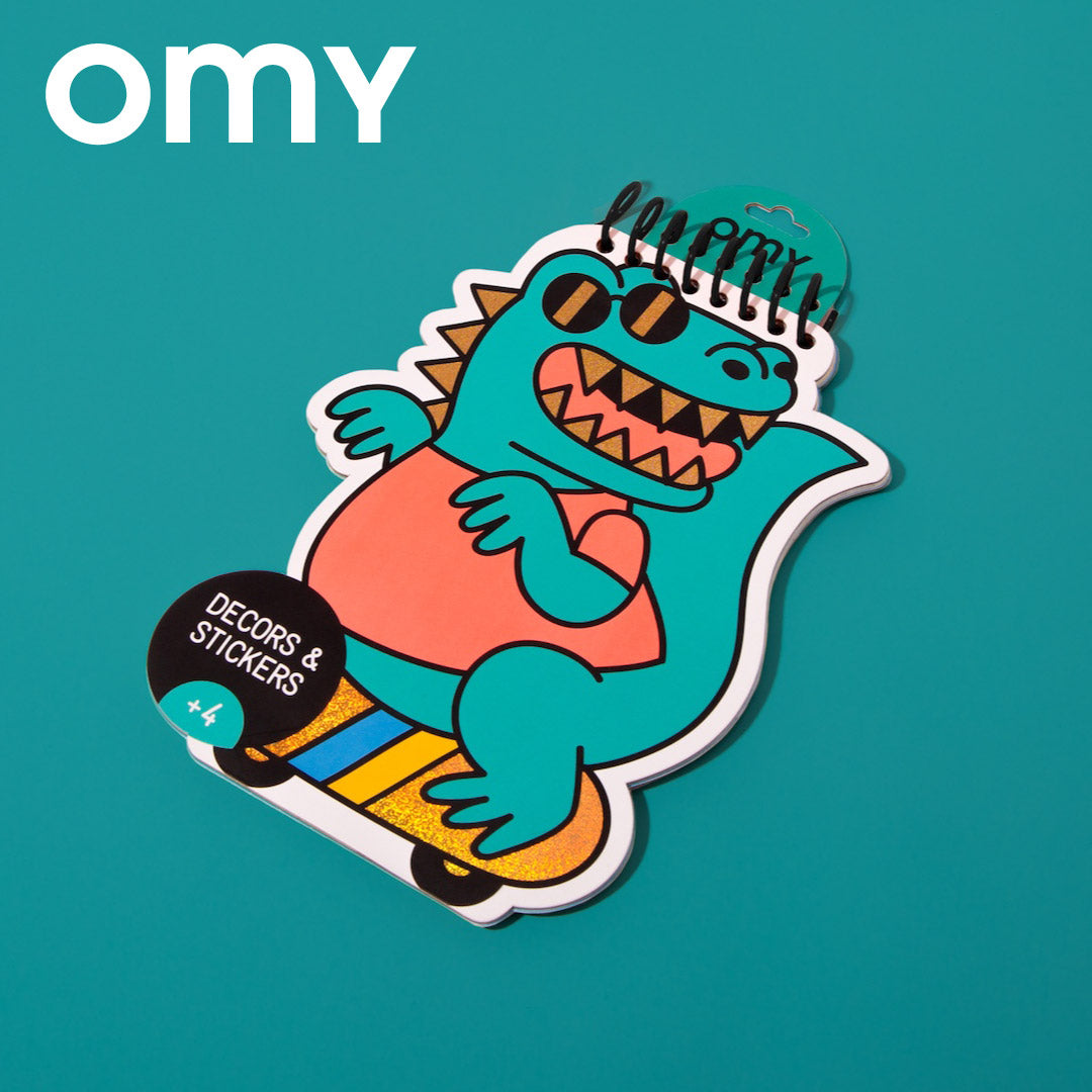 OMY Sticker Activity Notebook - Dinos