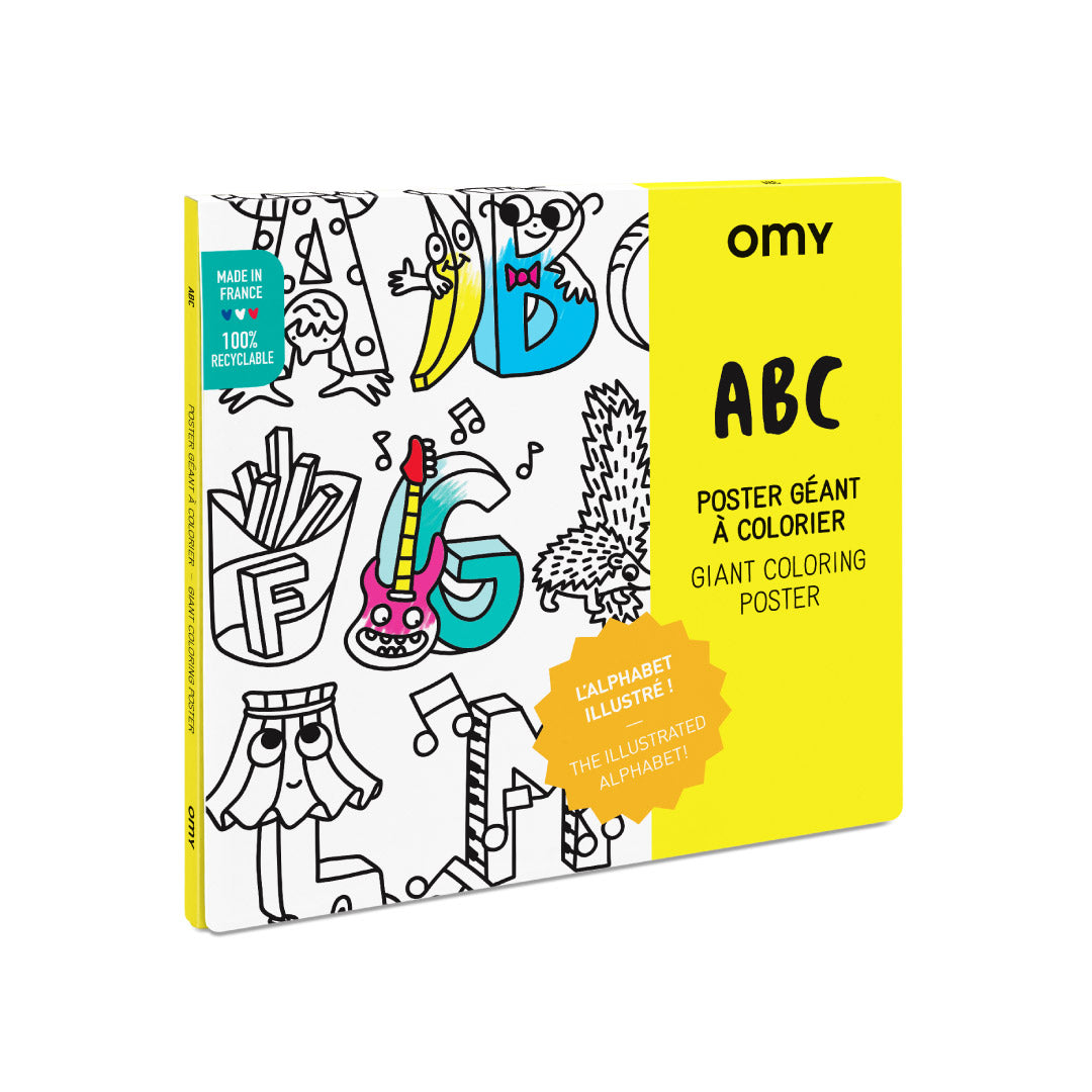 OMY Giant Coloring Poster - ABC (100 x 70cm)