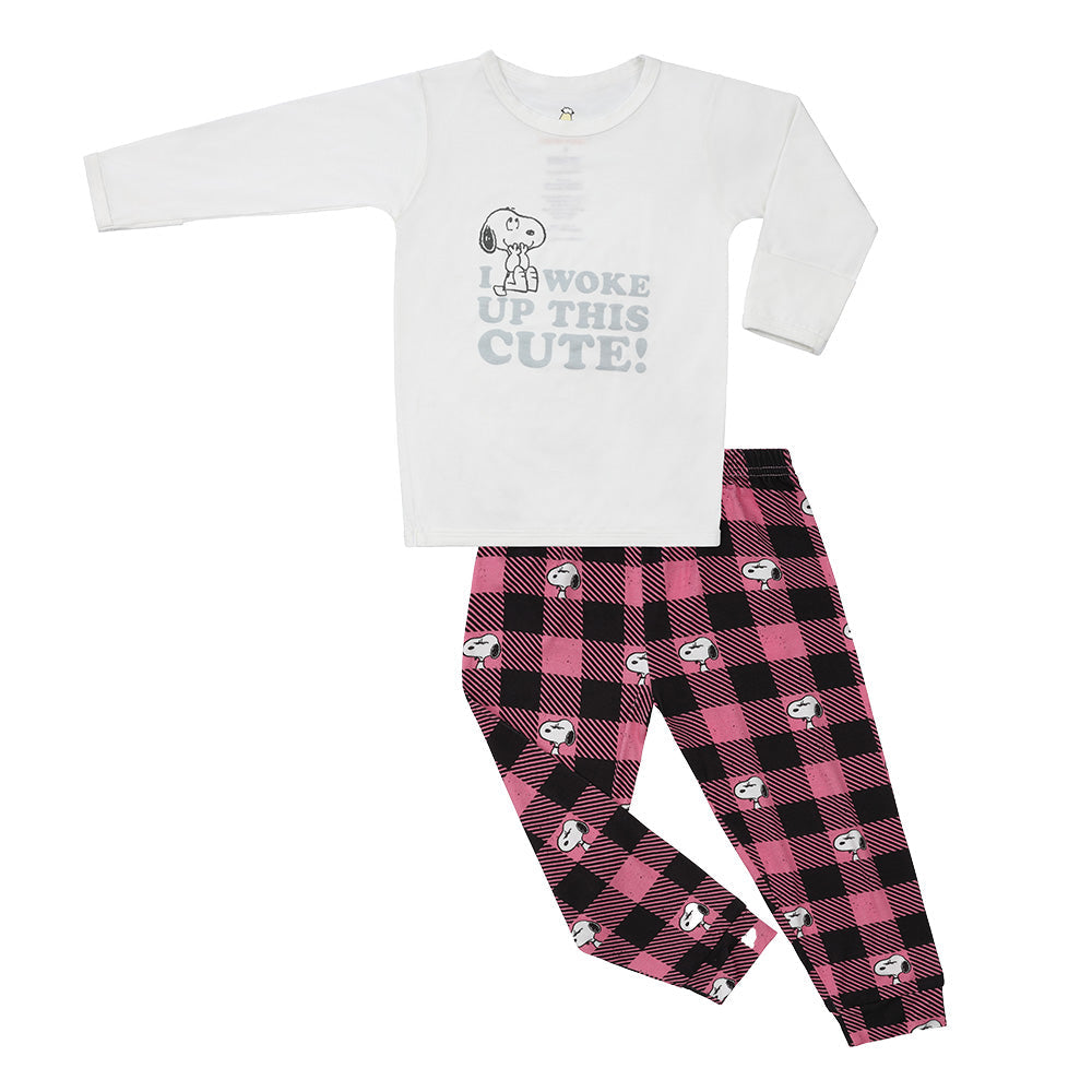 Pyjamas Set S18 White + Pants S18 Mix