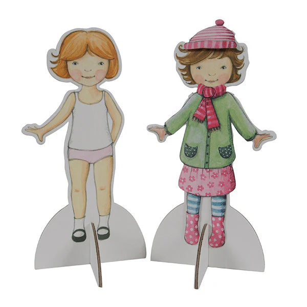TIGER TRIBE PAPER DOLLS KIT - VINTAGE