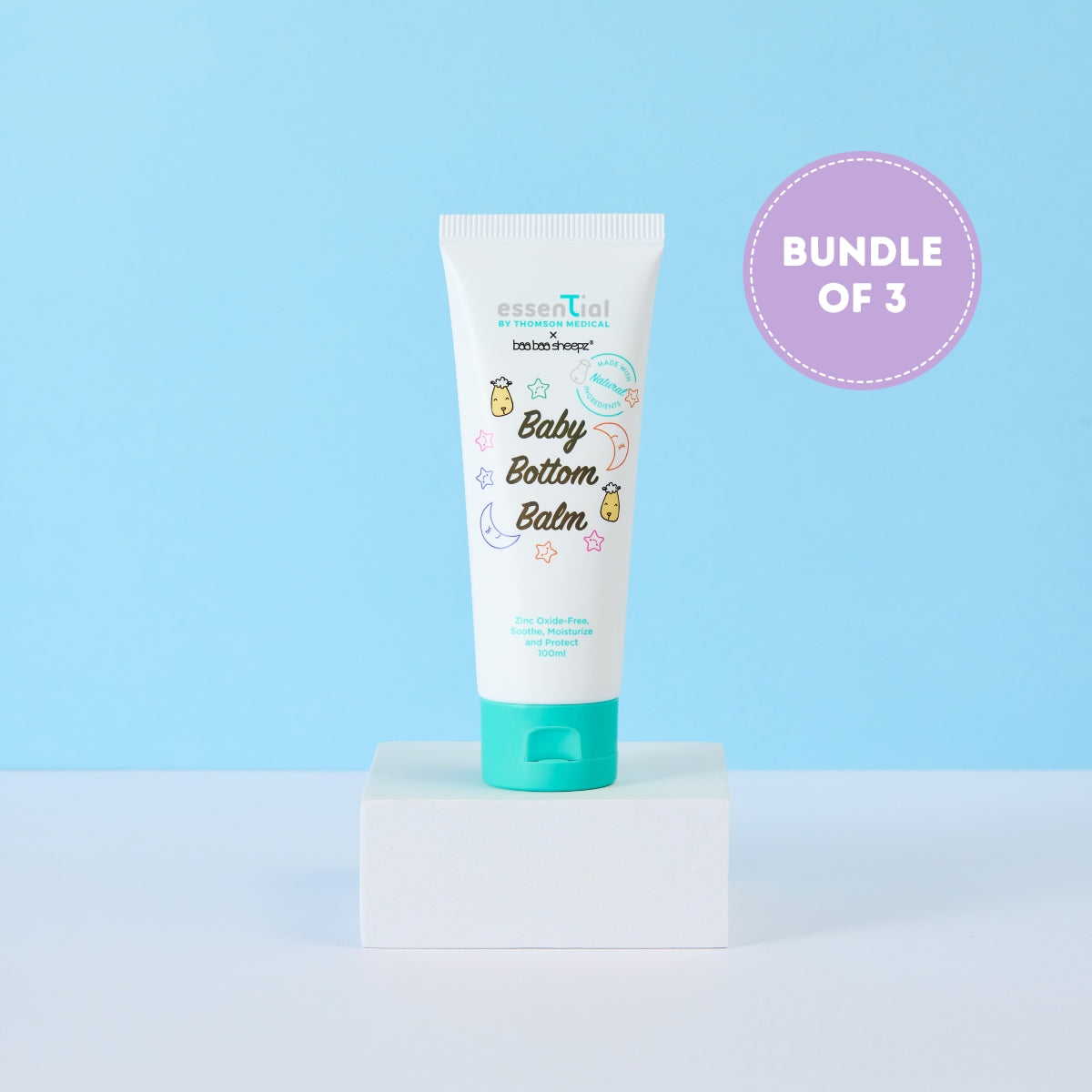 Essential By Thomson Medical X Baa Baa Sheepz Baby Bottom Balm (250ml) Twin Pack