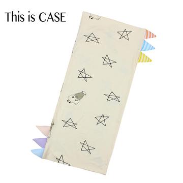 Bed-Time Buddy™ Case Big Star & Sheepz Yellow with Color & Stripe tag - Jumbo