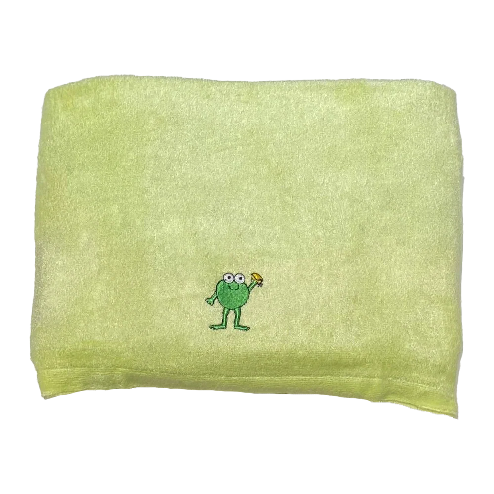 CrokCrokFrok Bamboo Towel for Kids & Adult - White - Large