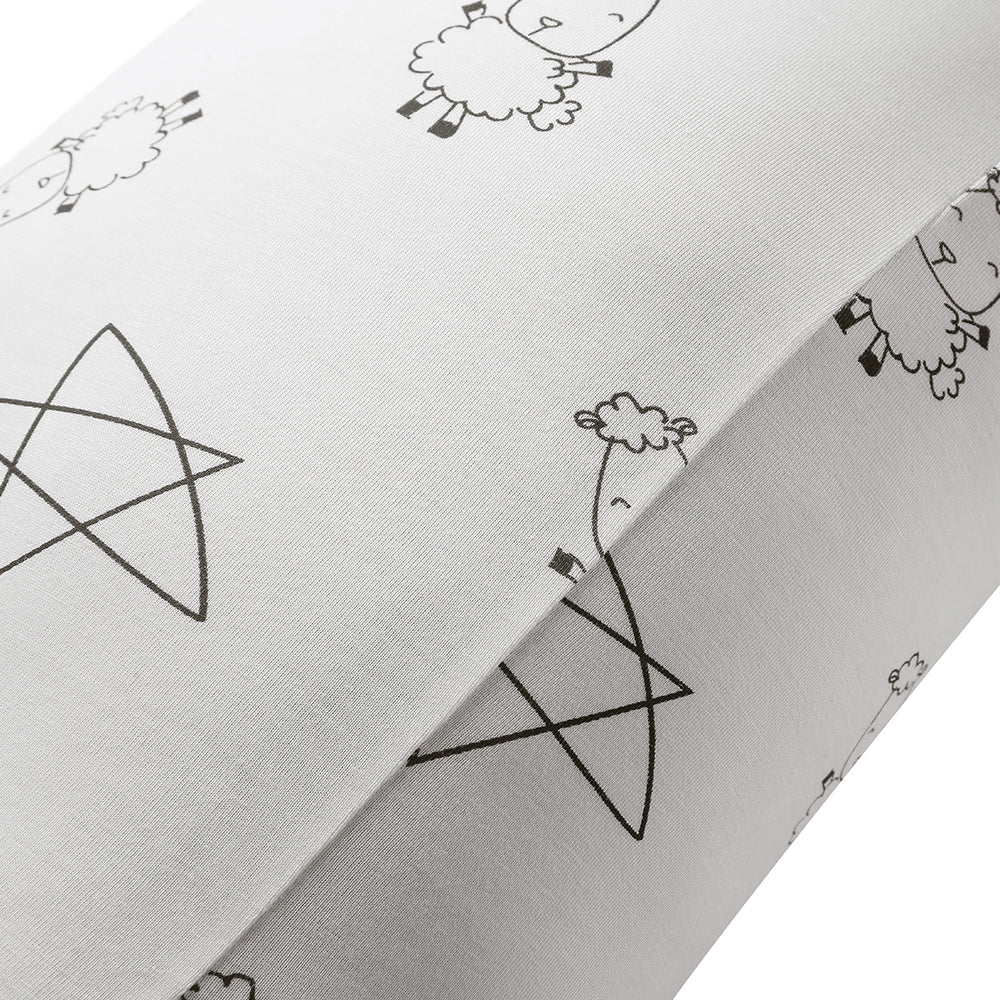 Bed-Time Buddy™ Cute Big Star & Sheepz White with Color tag - Medium (size 18x38cm)