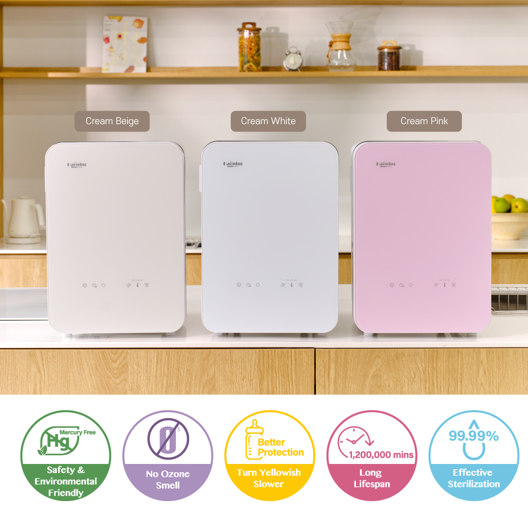 Haenim Smart DUO UV-C Sterilizer (Cream White)