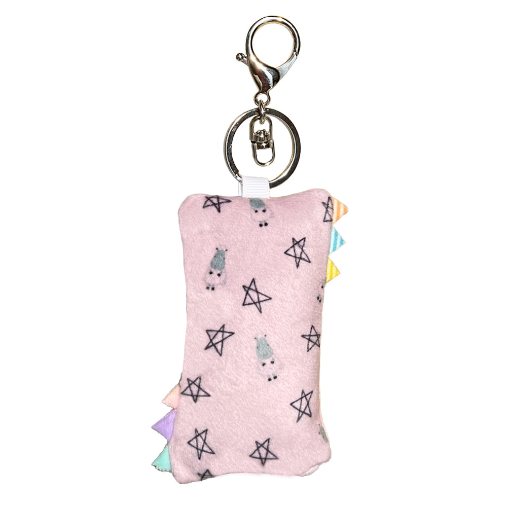 Keychain Bed-Time Buddy Small Stars & Sheepz Pink - 10cm