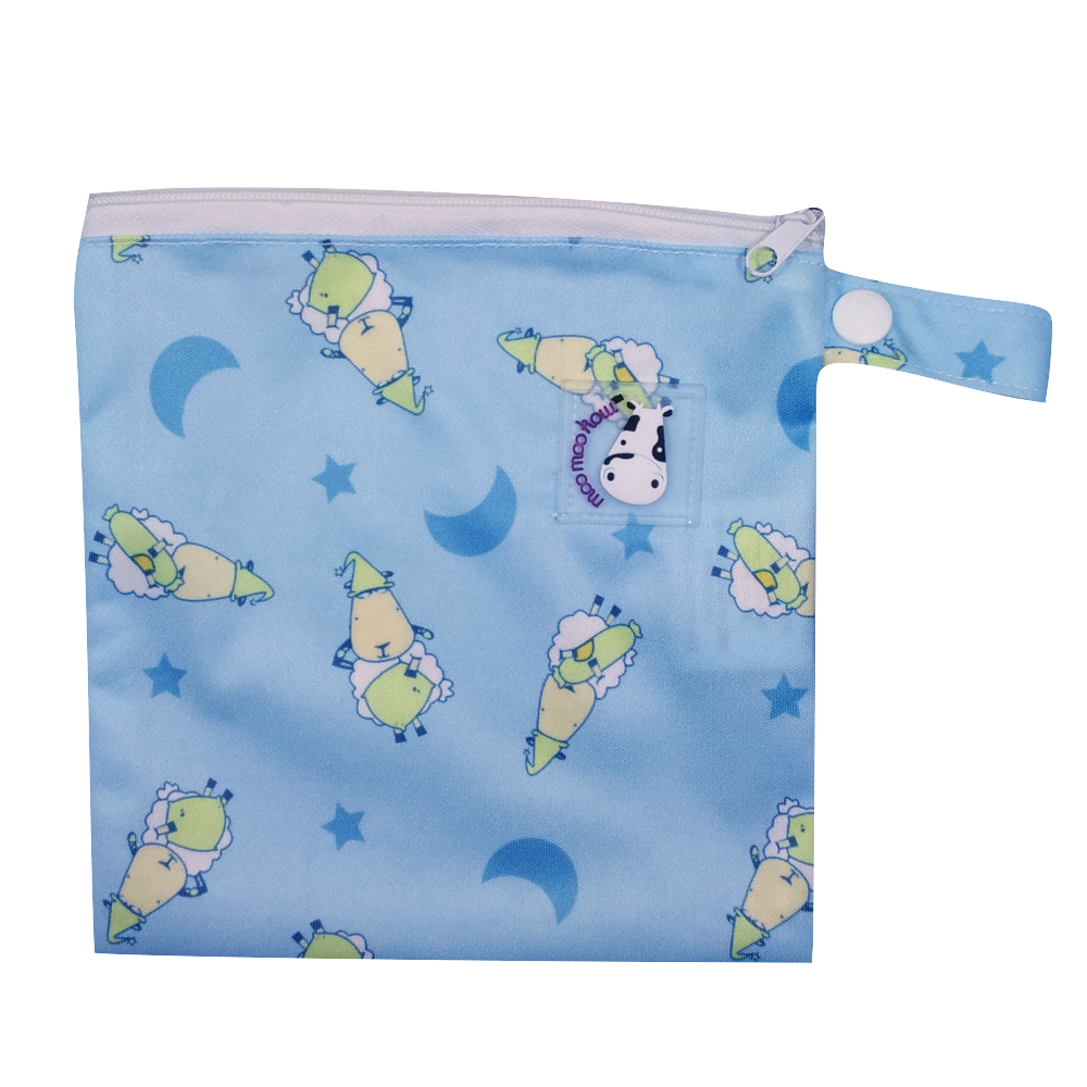Wet Bag XS - BaaBaaSheepz Blue