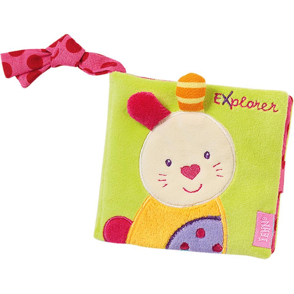 Fehn Soft Toys - Soft Book - Navy Teddy
