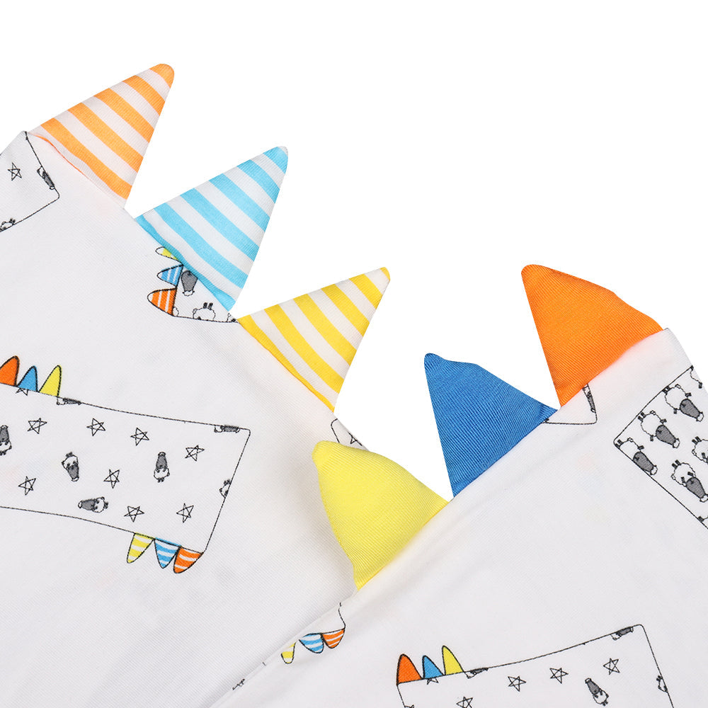 Bed-Time Buddy Case Buddy-Me Everywhere Milk with Color & Stripe tag - Small