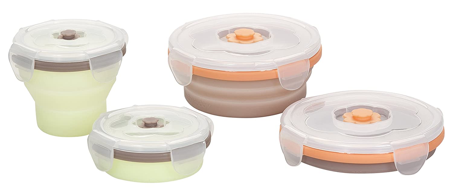 Babymoov Silicone Container Set (2 x 400mL + 2 x 240ml)