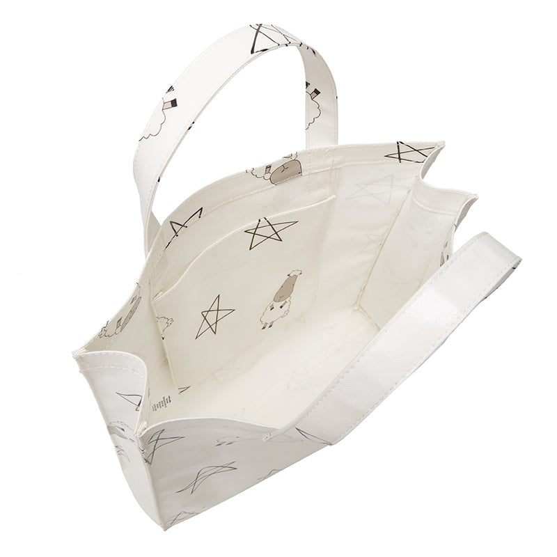 Baa Baa Sheepz Tote Bag Big Star & Sheepz White - Large