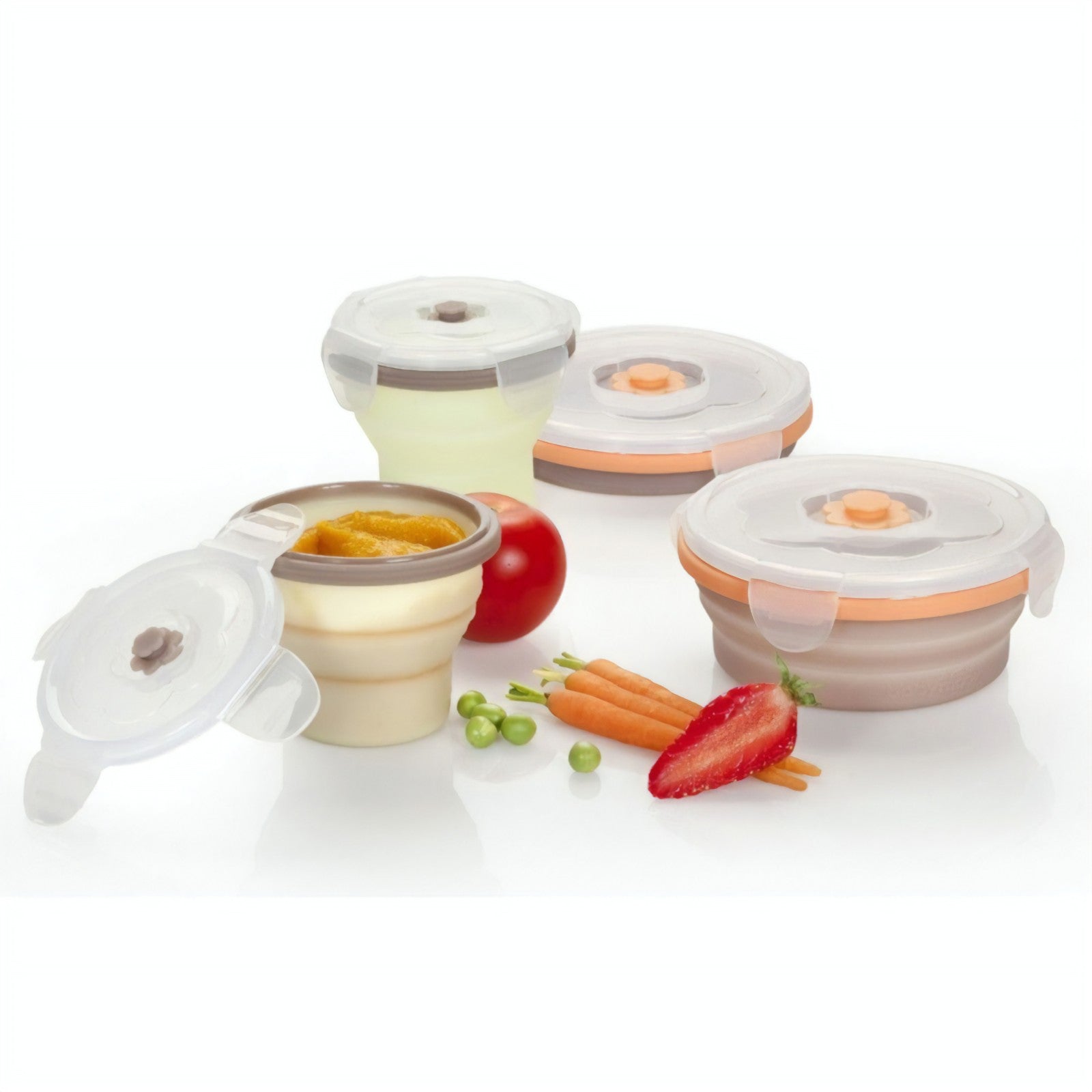 Babymoov Silicone Container Set (2 x 400mL + 2 x 240ml)