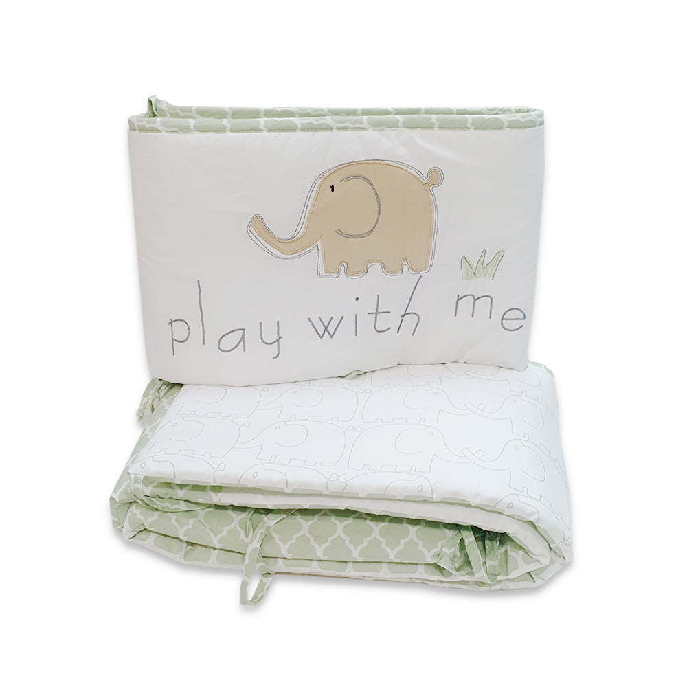 Elephant 2025 cot bumper