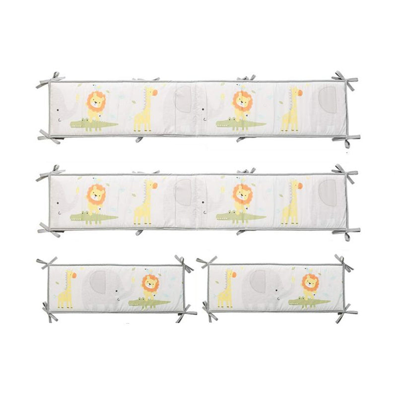 Happy Cot Full Baby Bumper Set - Jungle Summit (N18)