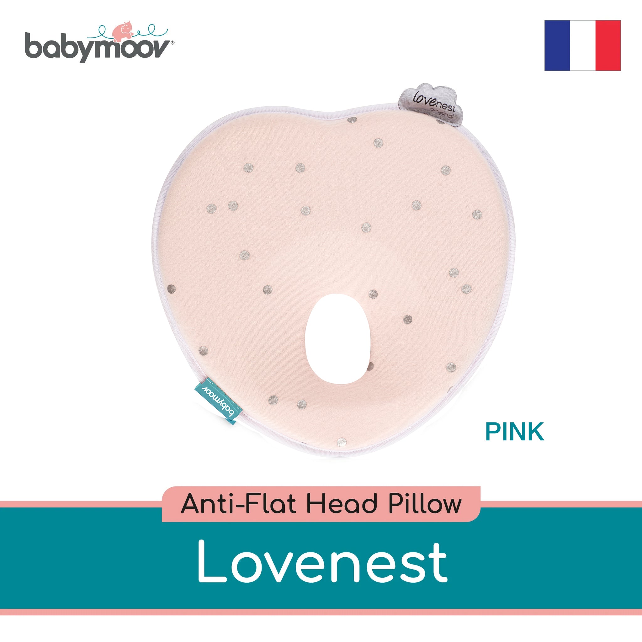 Babymoov Lovenest Original Flat Head Baby Pillow