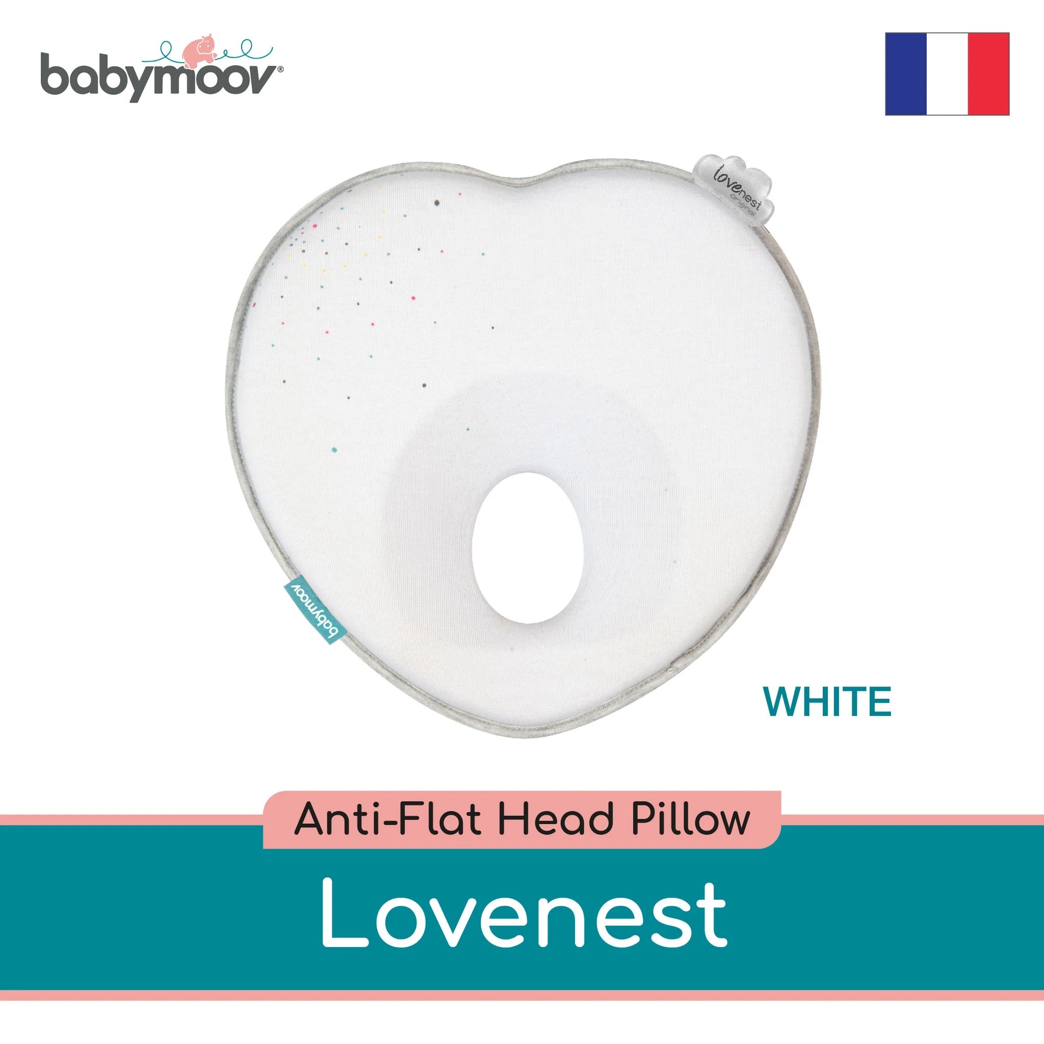 Babymoov Lovenest Original Flat Head Baby Pillow