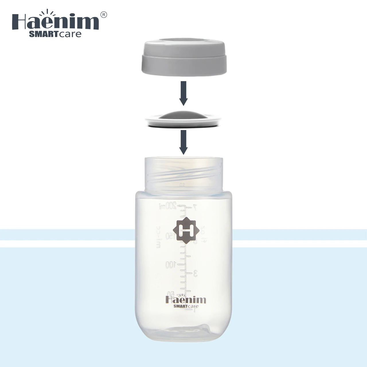Haenim Wide Neck Storage Bottle 200ml (4pcs)